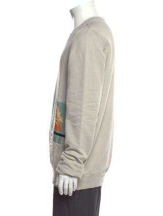 Rick Owens Drkshdw Graphic Print Crew Neck Sweatshirt