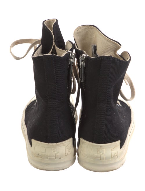 Rick Owens Drkshdw Canvas Colorblock Pattern Sneakers