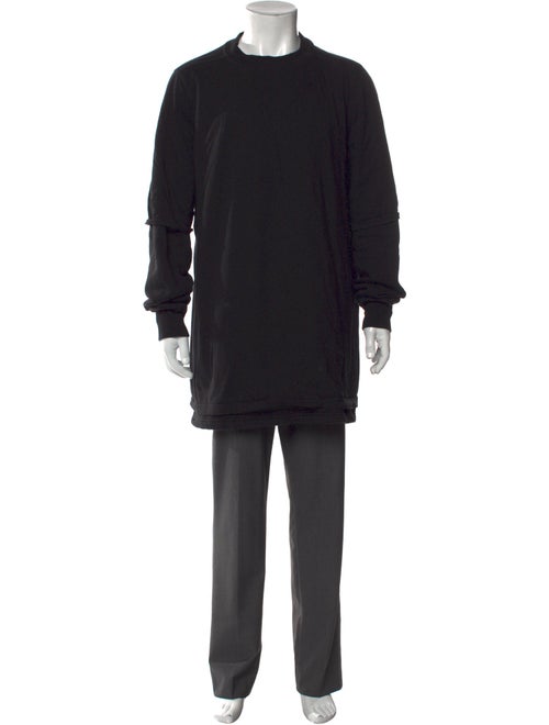 Rick Owens Drkshdw Crew Neck Long Sleeve Sweatshirt