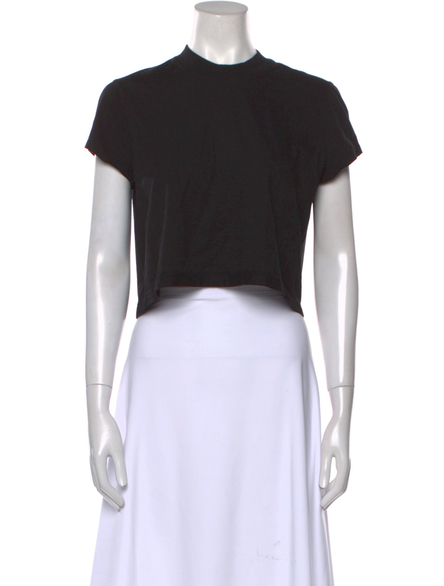 Rick Owens Drkshdw Crew Neck Short Sleeve Crop Top w/ Tags