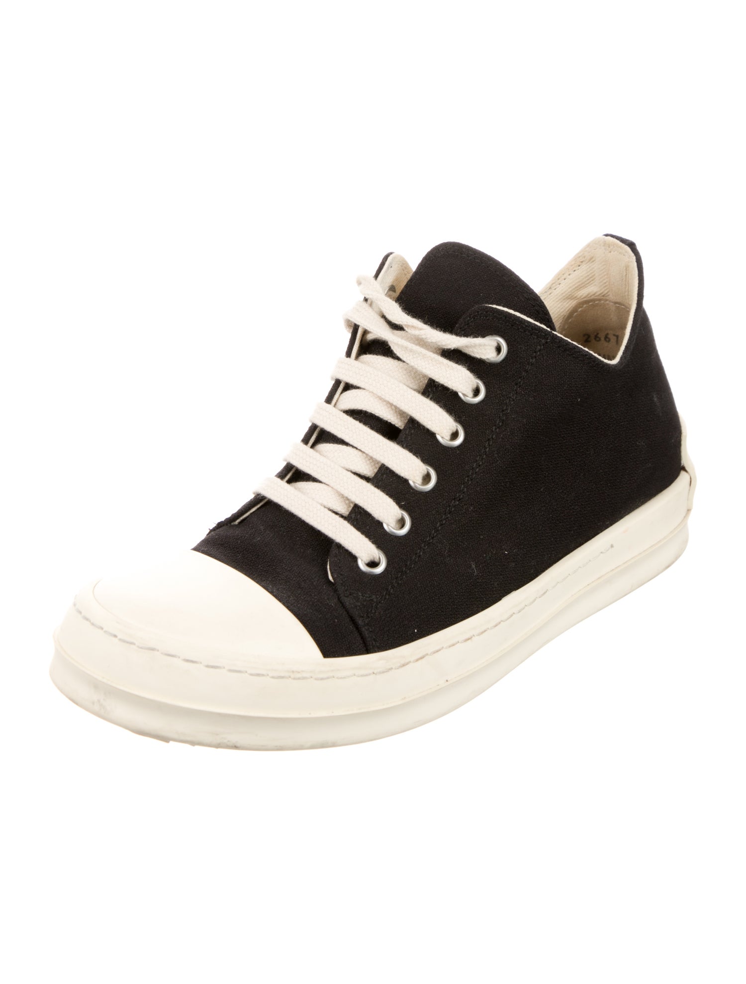 Rick Owens Drkshdw Canvas Sneakers