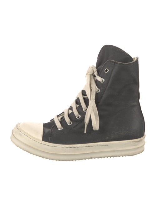 Rick Owens Drkshdw Leather Wedge Sneakers