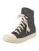Rick Owens Drkshdw Leather Wedge Sneakers