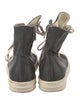Rick Owens Drkshdw Leather Wedge Sneakers