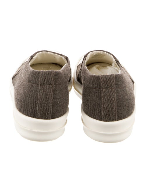 Rick Owens Drkshdw Canvas Colorblock Pattern Sneakers