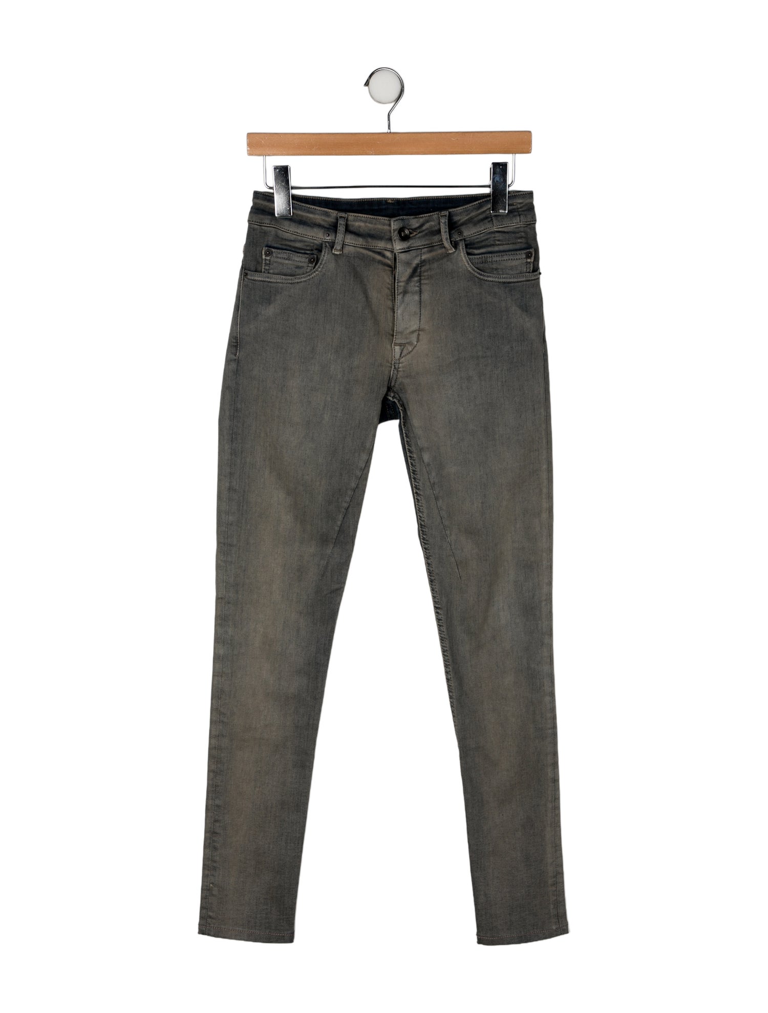 Rick Owens Drkshdw Mid-Rise Skinny Leg Jeans