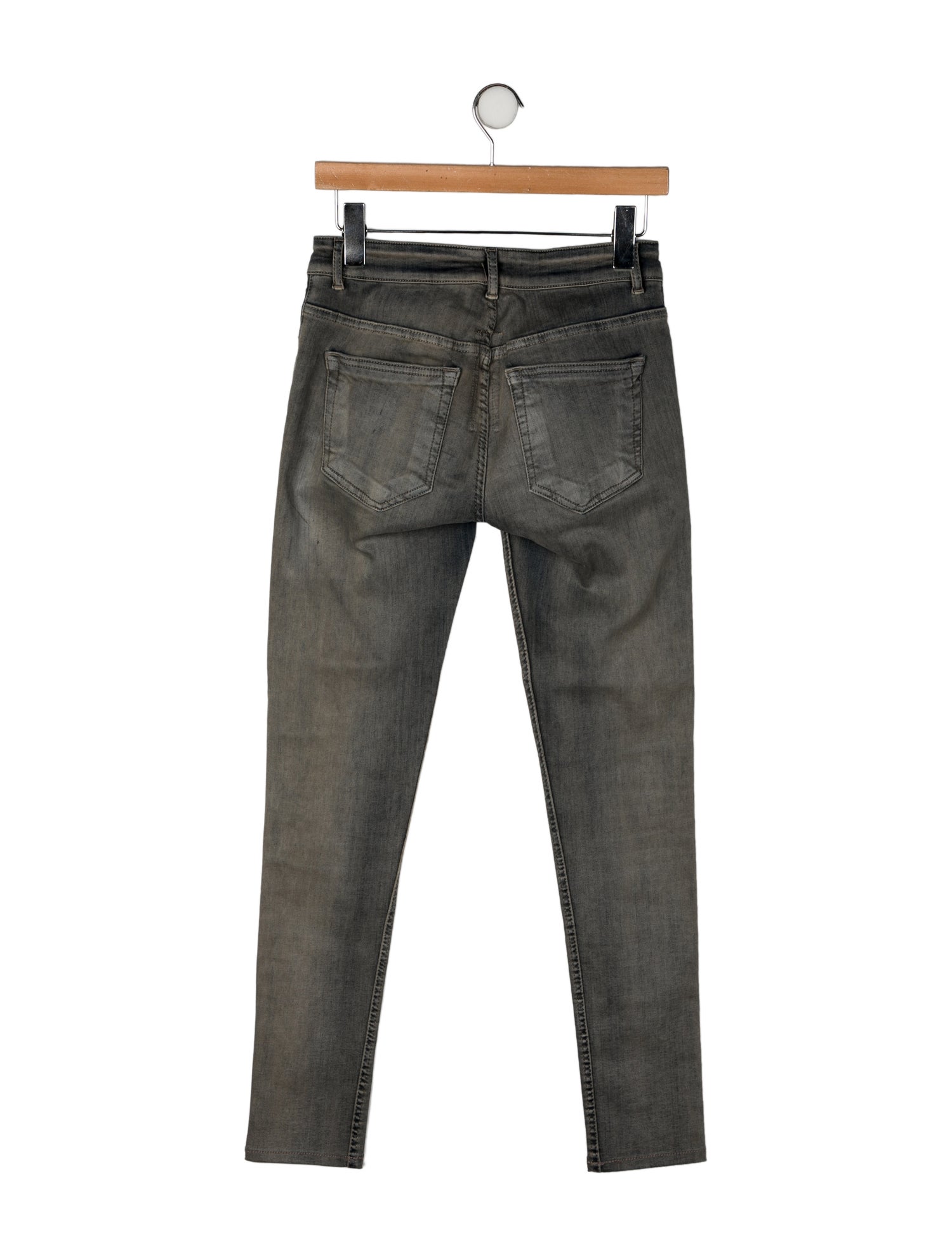 Rick Owens Drkshdw Mid-Rise Skinny Leg Jeans