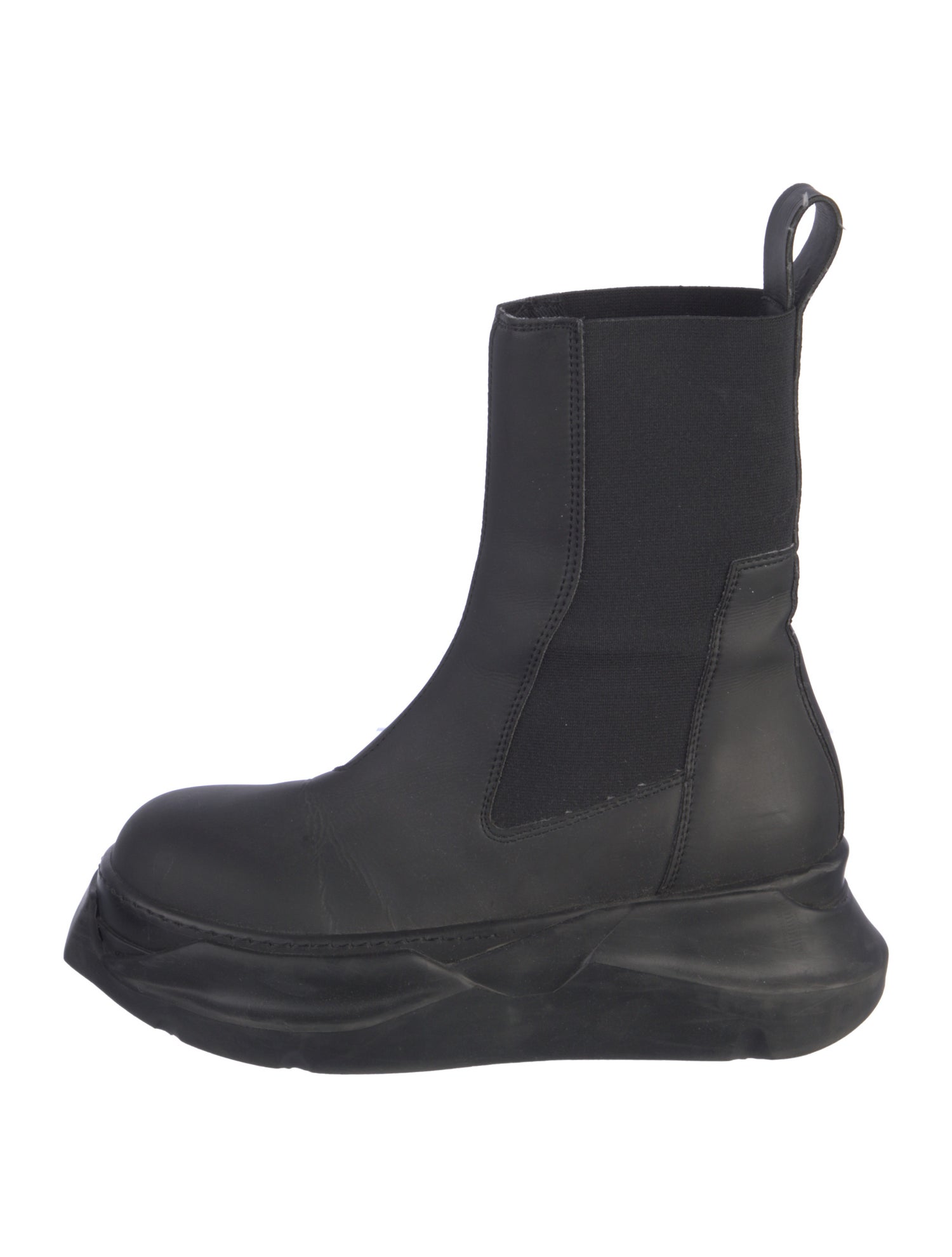Rick Owens Drkshdw Leather Chelsea Boots
