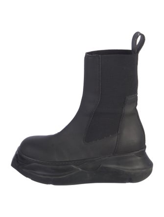 Rick Owens Drkshdw Leather Chelsea Boots