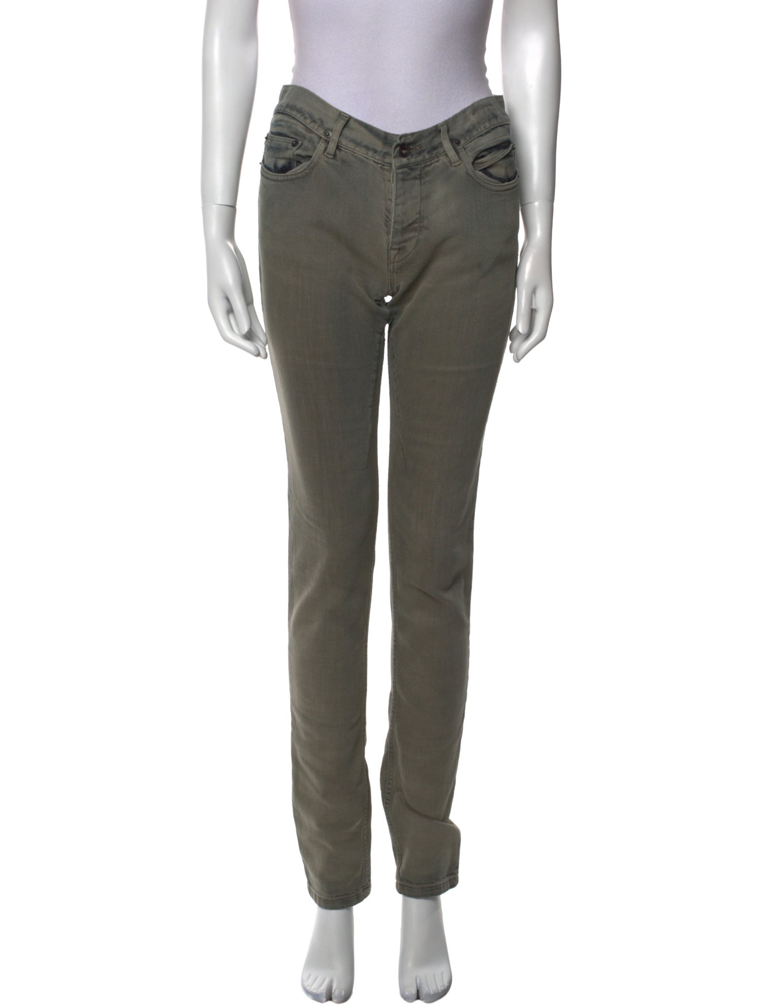 Rick Owens Drkshdw Low-Rise Skinny Leg Jeans