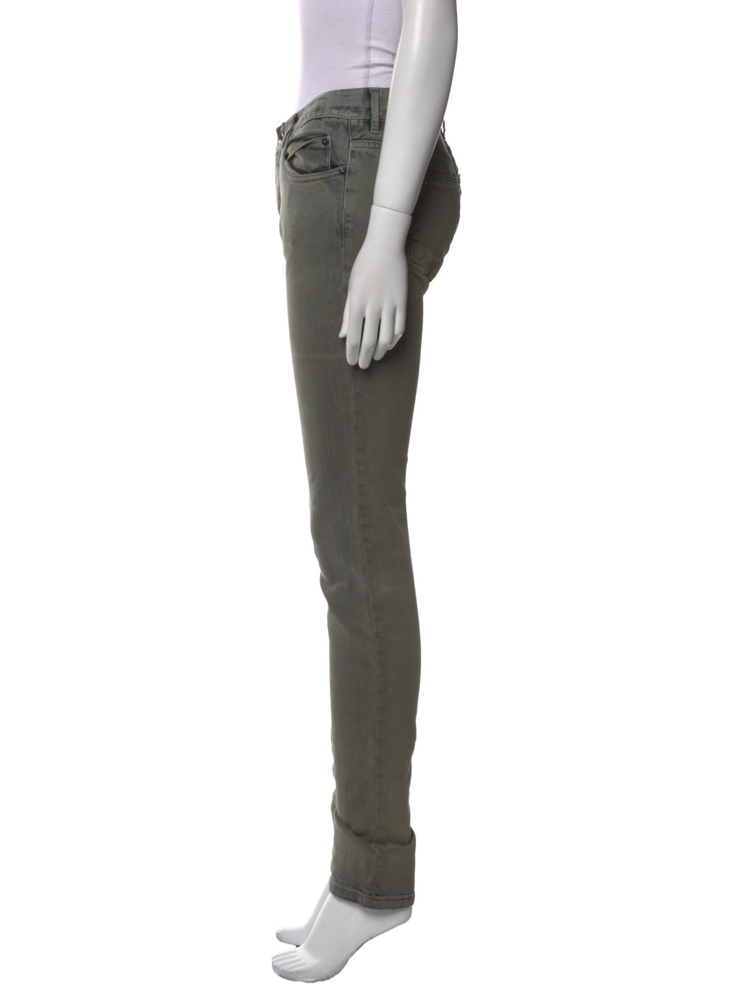 Rick Owens Drkshdw Low-Rise Skinny Leg Jeans