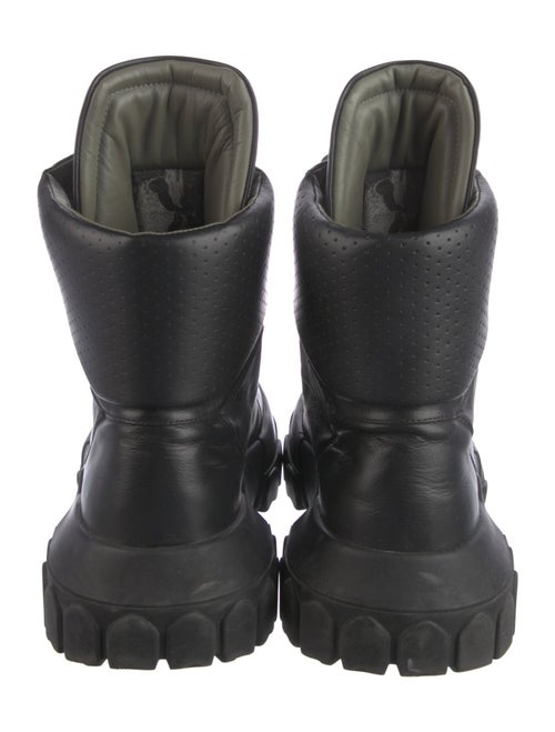 Rick Owens Leather Combat Boots