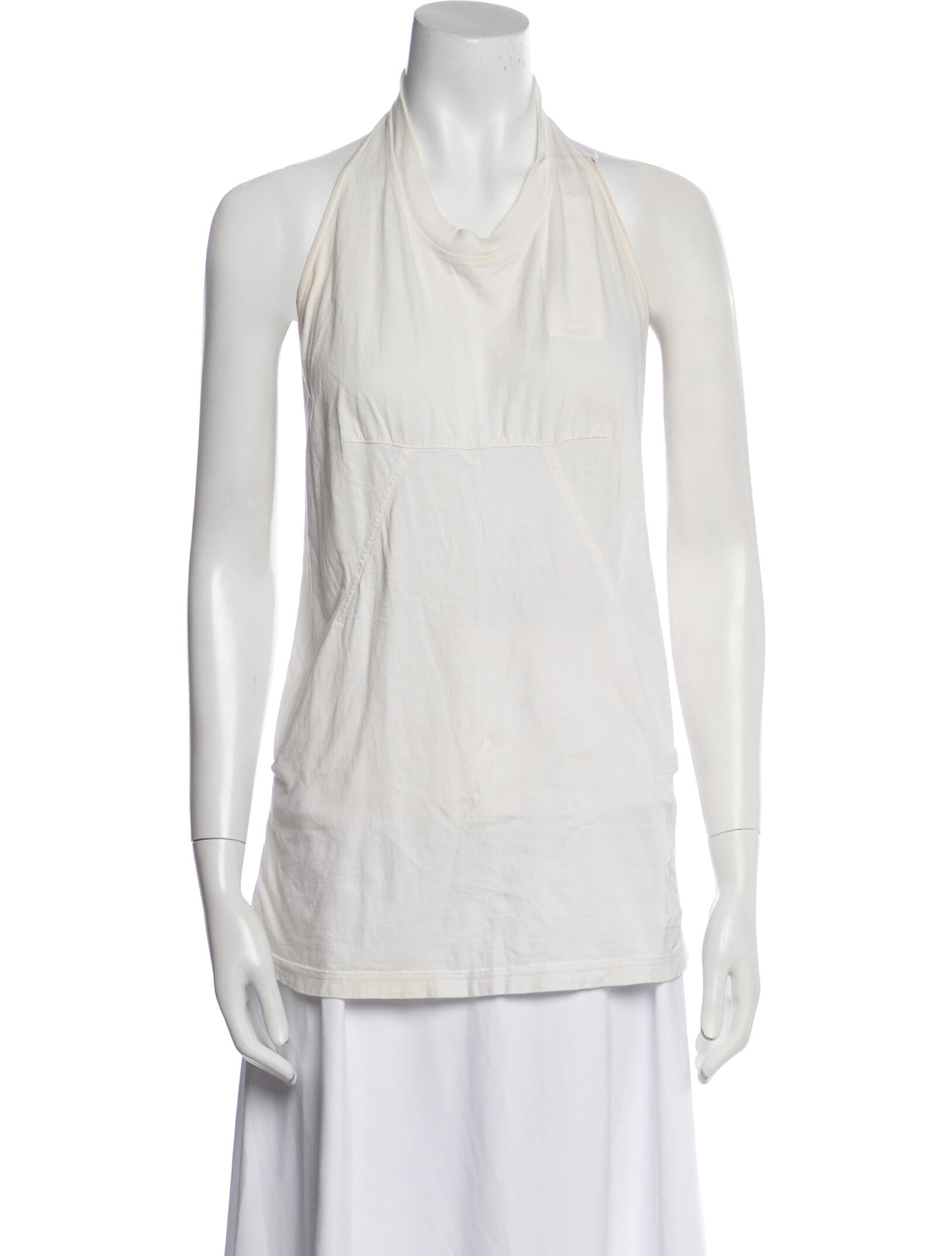 Rick Owens Drkshdw Halterneck Sleeveless Top