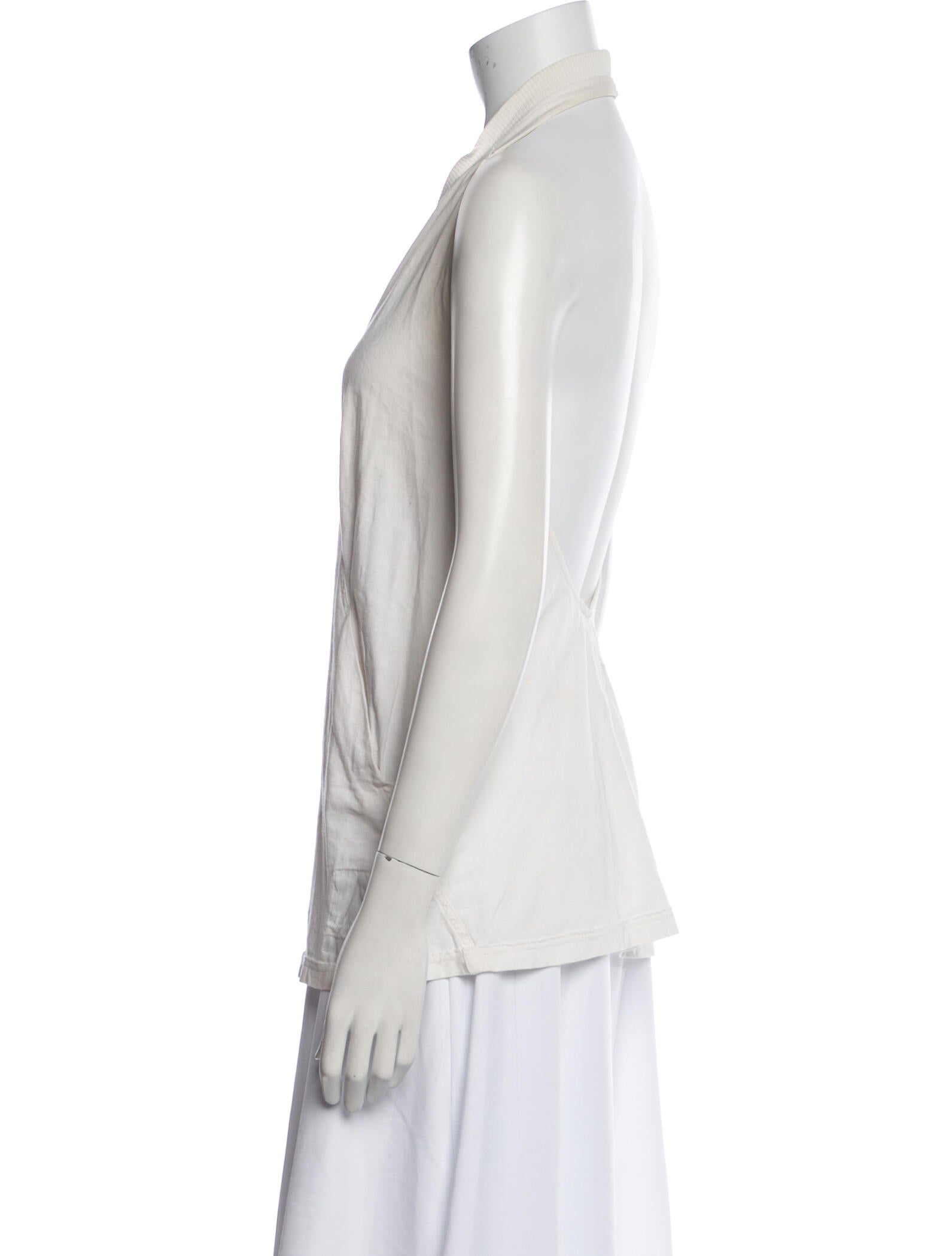 Rick Owens Drkshdw Halterneck Sleeveless Top