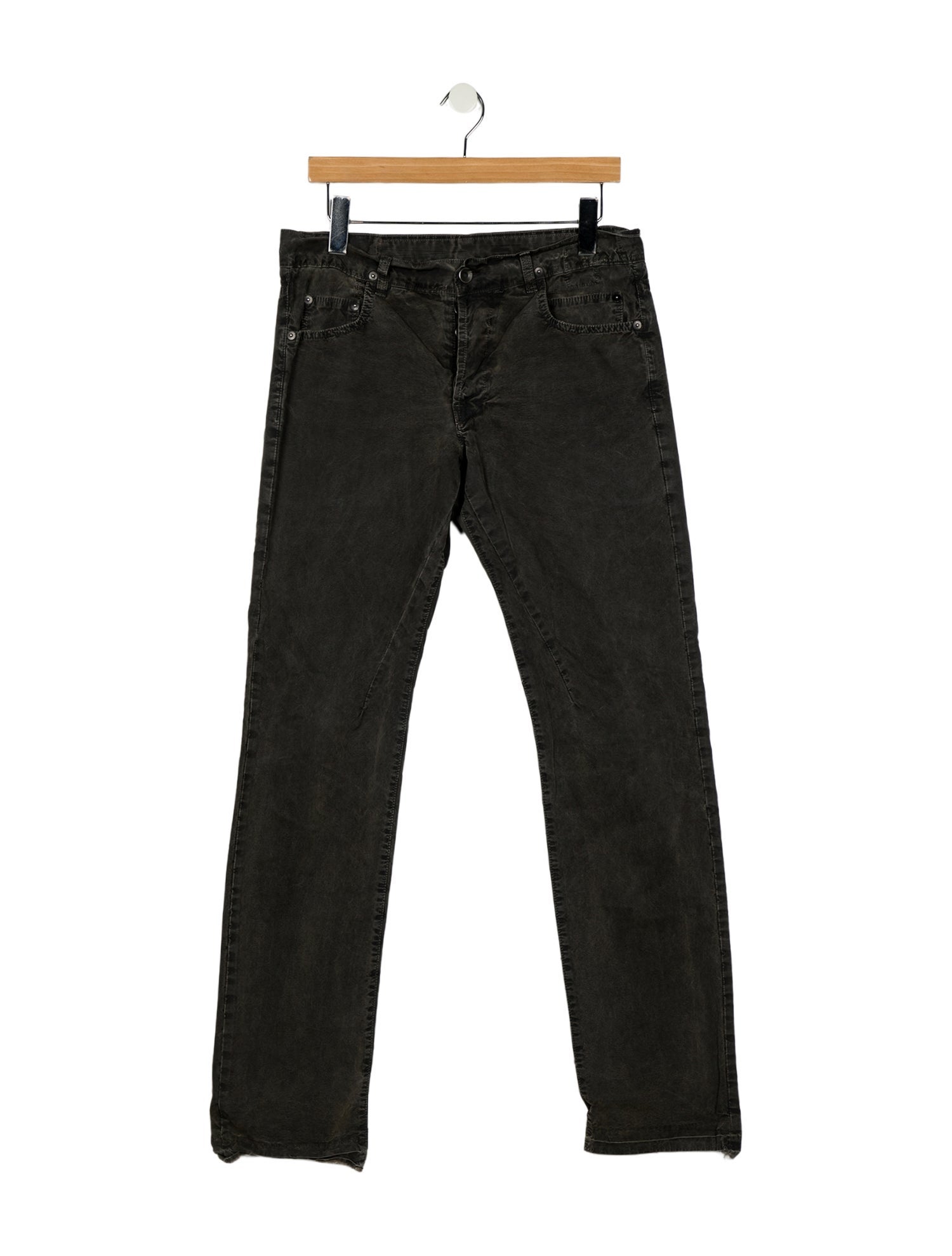 Rick Owens Drkshdw Mid-Rise Straight Leg Jeans