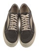 Rick Owens Drkshdw Canvas Colorblock Pattern Sneakers