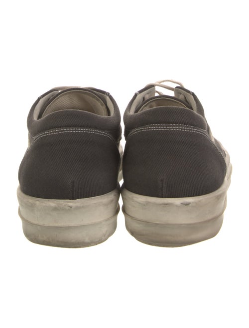 Rick Owens Drkshdw Canvas Colorblock Pattern Sneakers