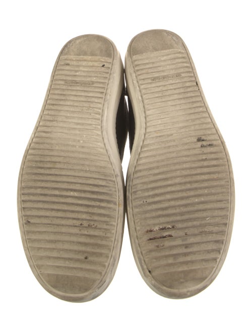 Rick Owens Drkshdw Canvas Colorblock Pattern Sneakers