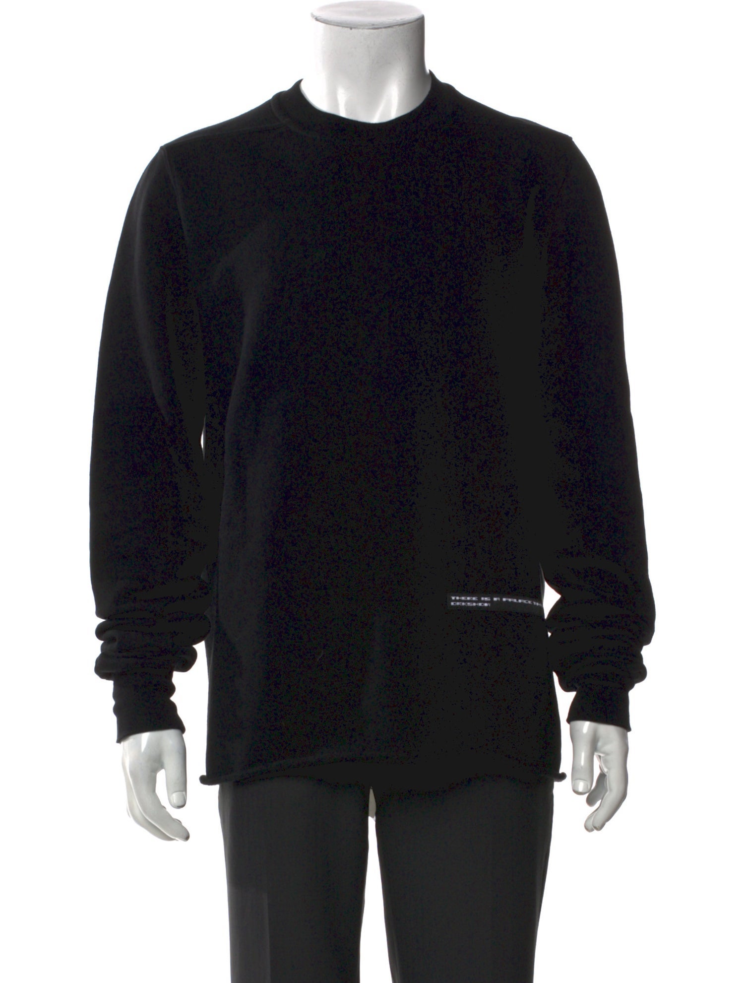 Rick Owens Drkshdw Crew Neck Long Sleeve Sweatshirt
