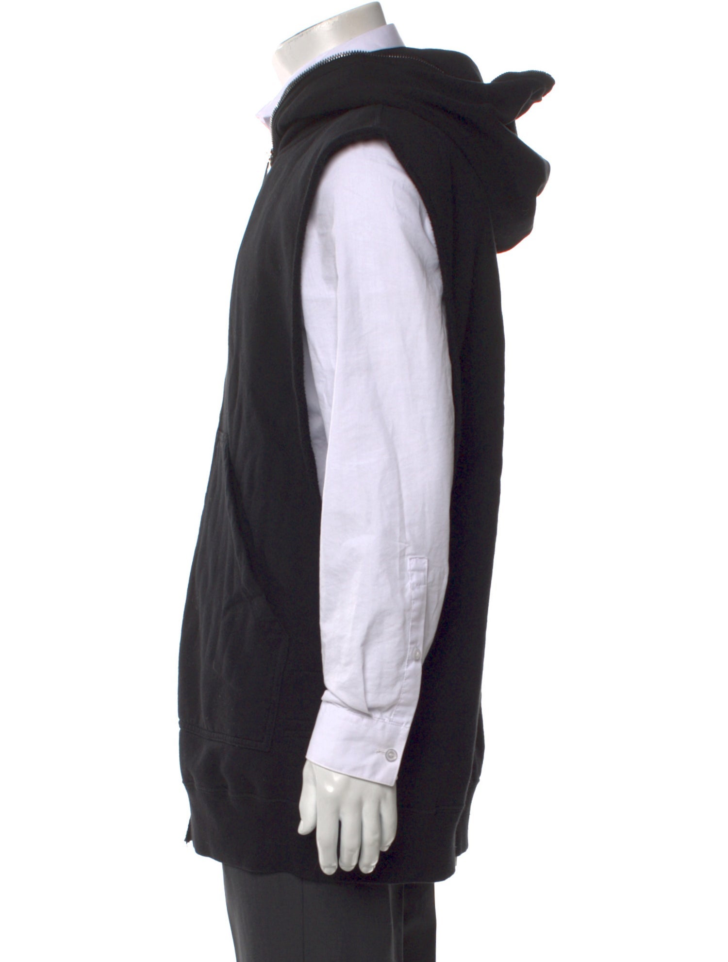 Rick Owens Drkshdw 2019 Sleeveless Gimp Hoodie