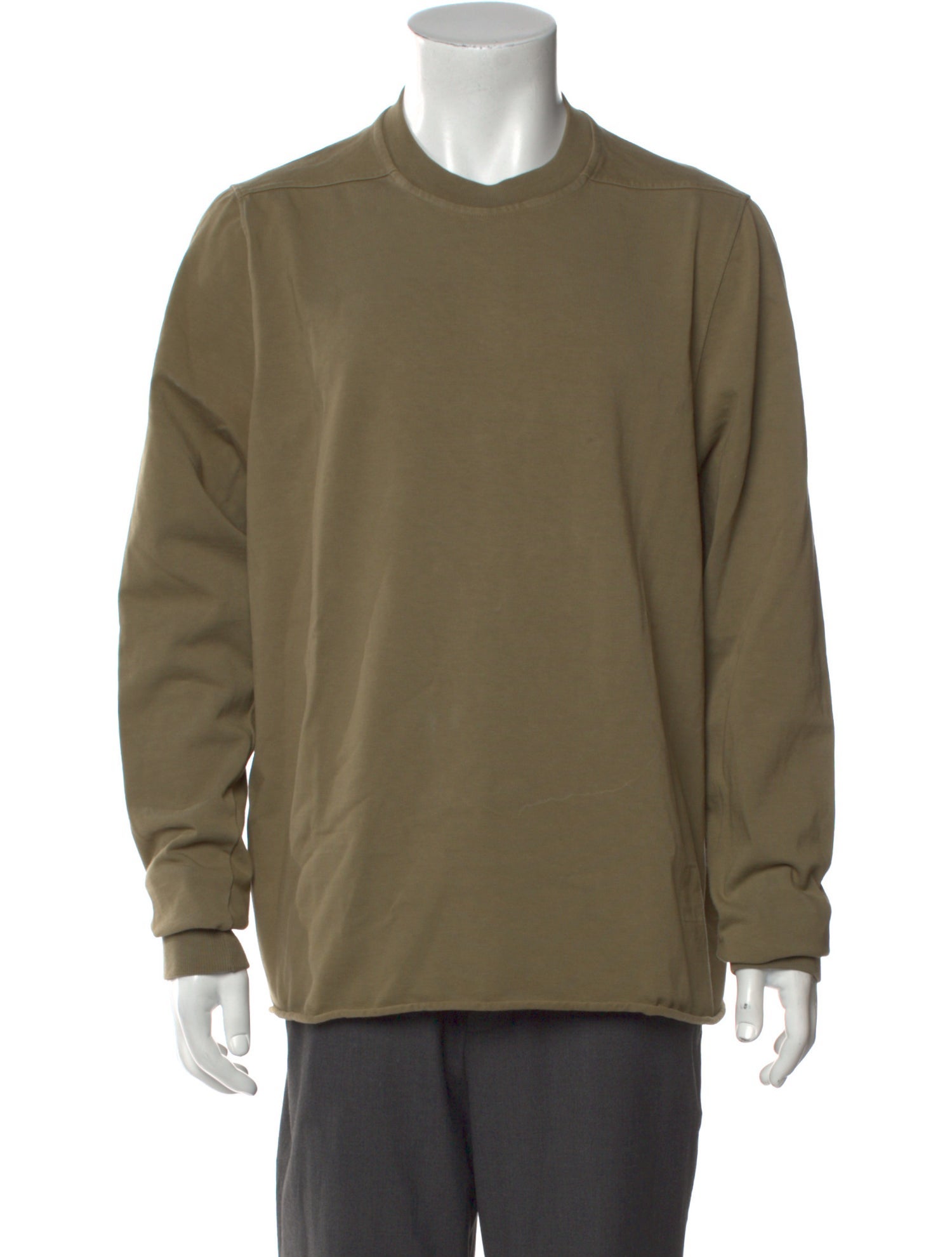 Rick Owens Drkshdw Crew Neck Long Sleeve Pullover