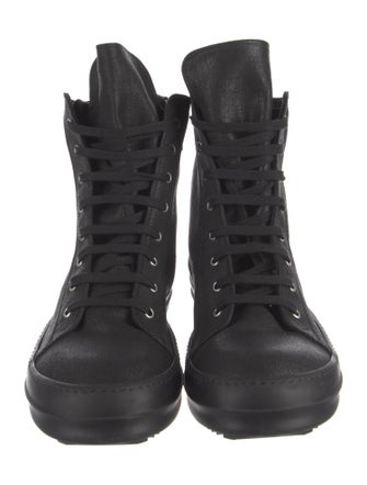 Rick Owens Drkshdw Canvas Sneakers