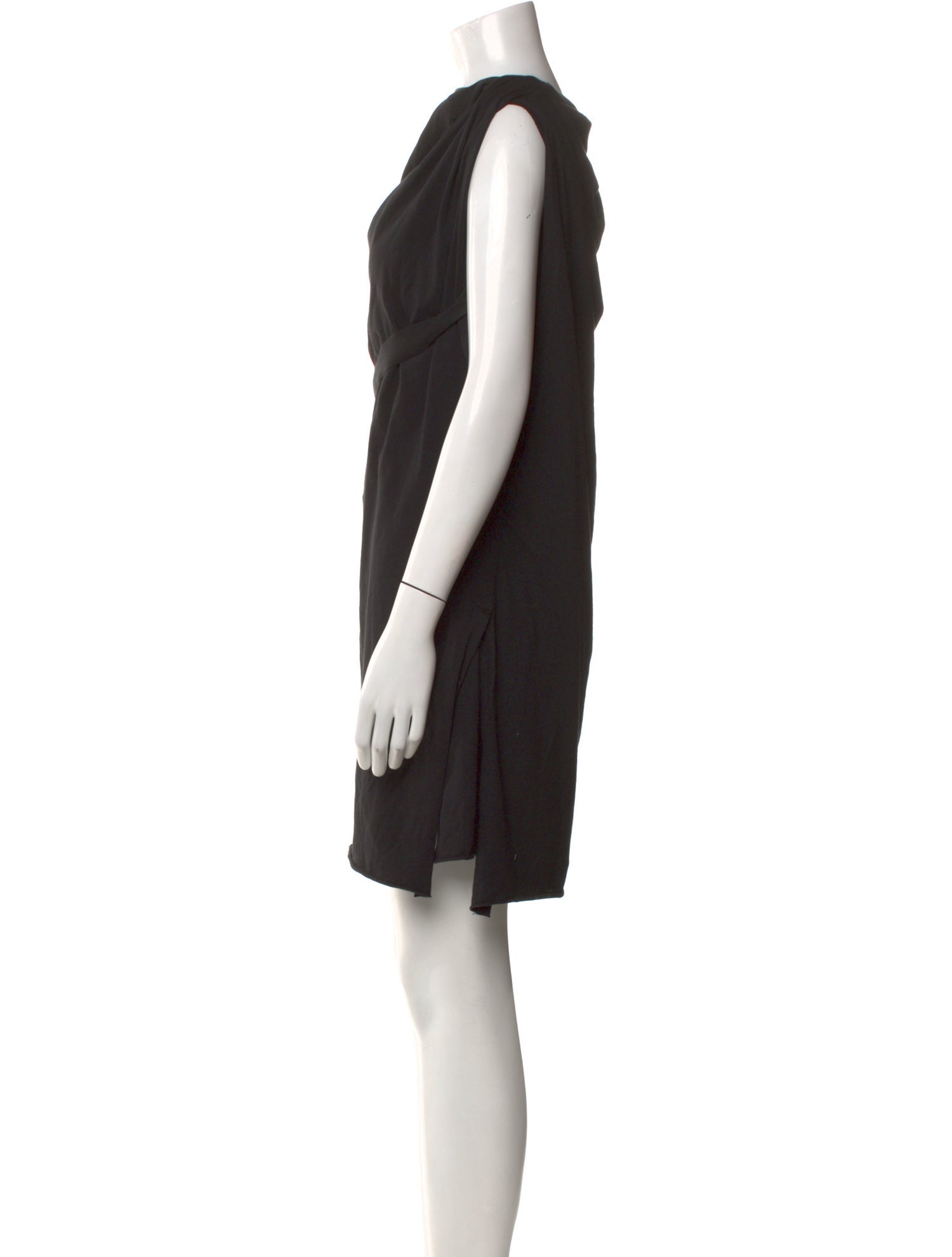 Rick Owens Drkshdw Cowl Neck Mini Dress