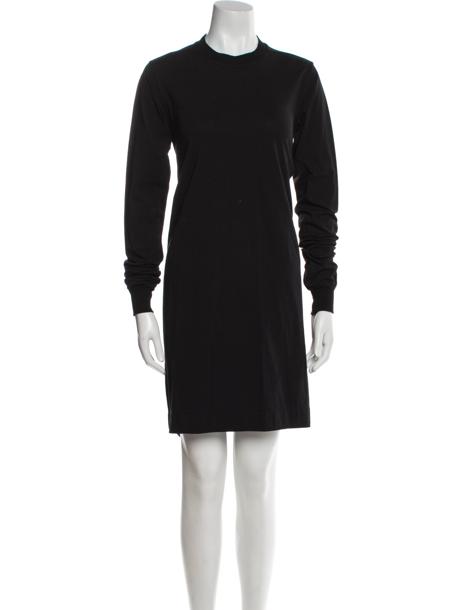 Rick Owens Drkshdw Crew Neck Mini Dress