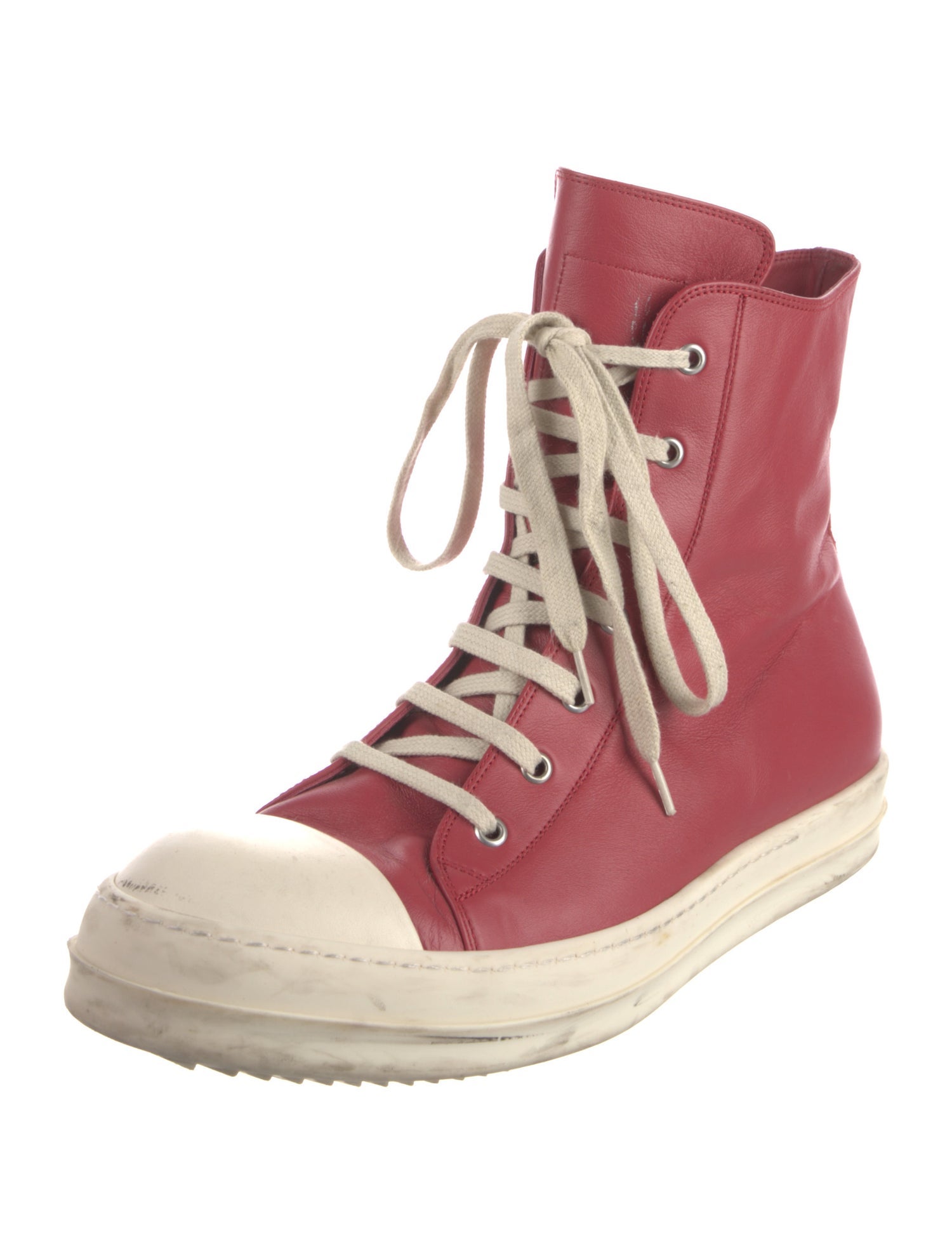 Rick Owens Drkshdw Leather Sneakers