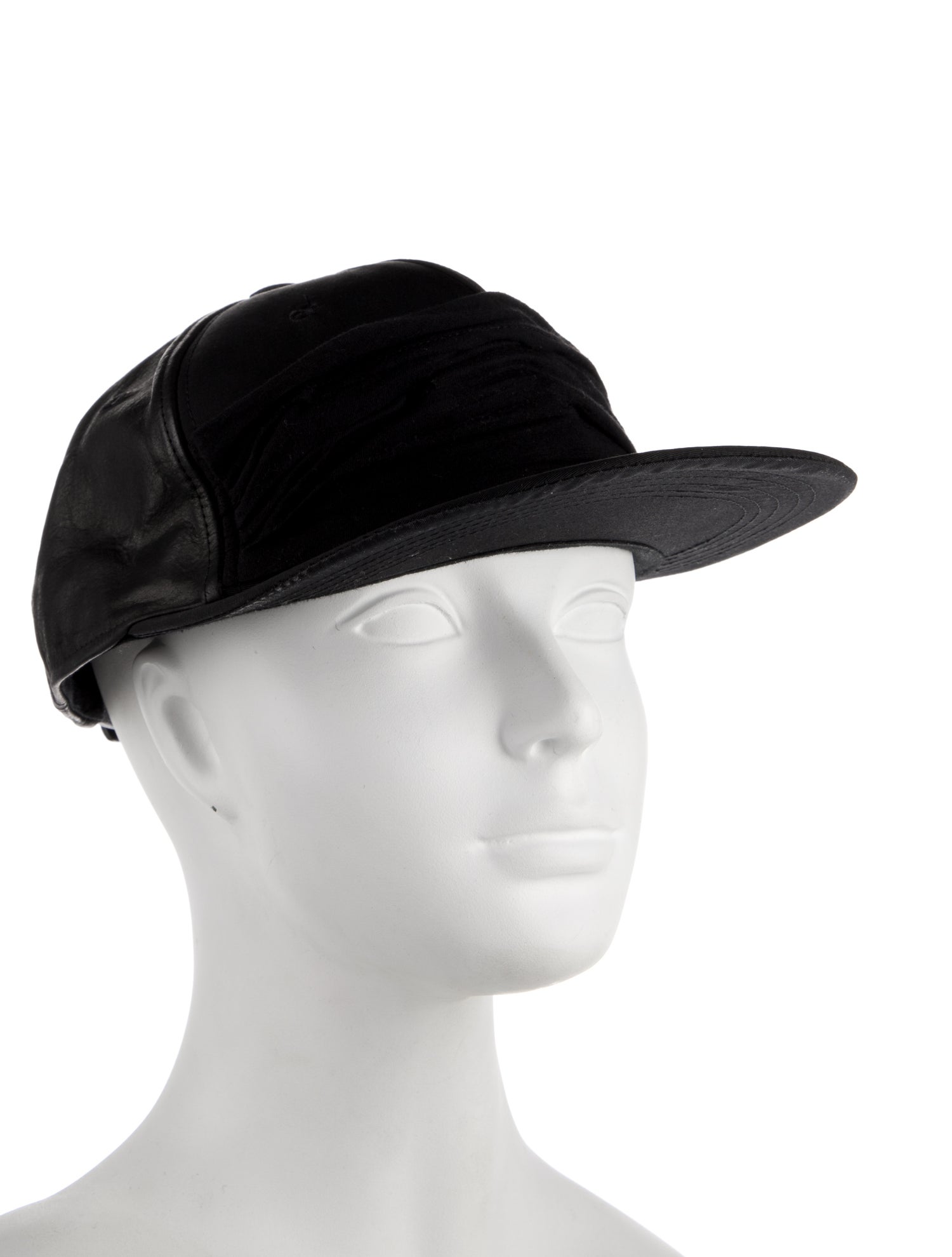 Rick Owens Drkshdw Leathe rlayered Baseball hat