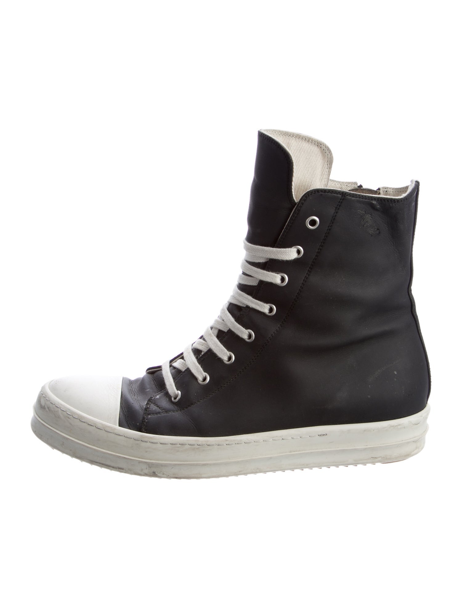 Rick Owens Drkshdw Hustler Low-Top Sneakers - Black Sneakers