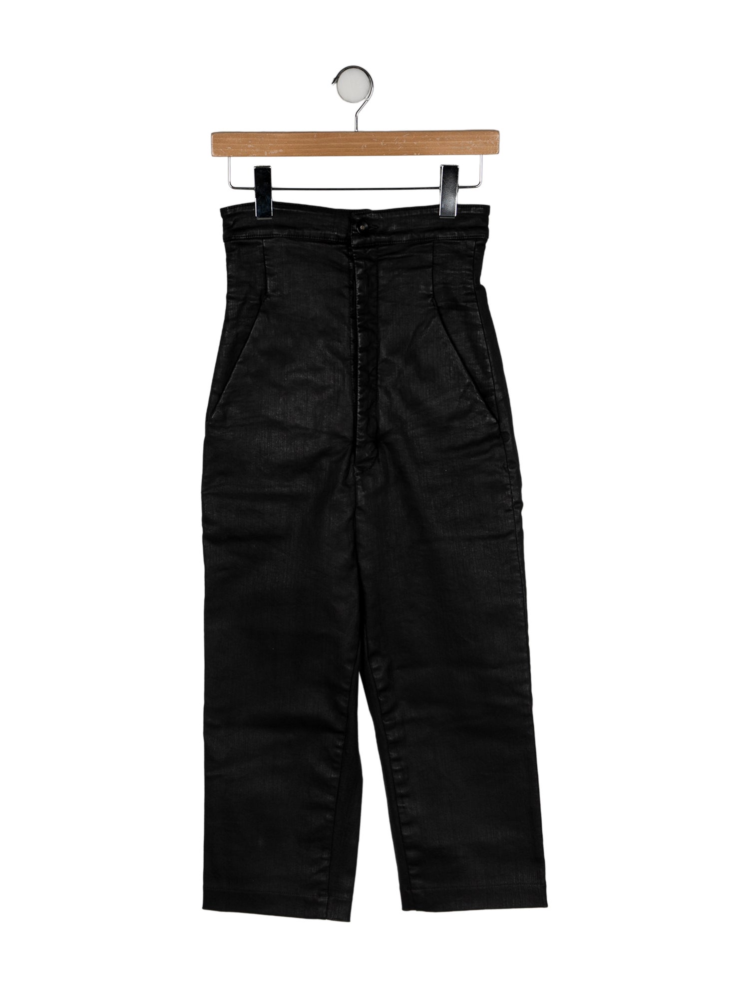 Rick Owens Drkshdw High-Rise Straight Leg Jeans