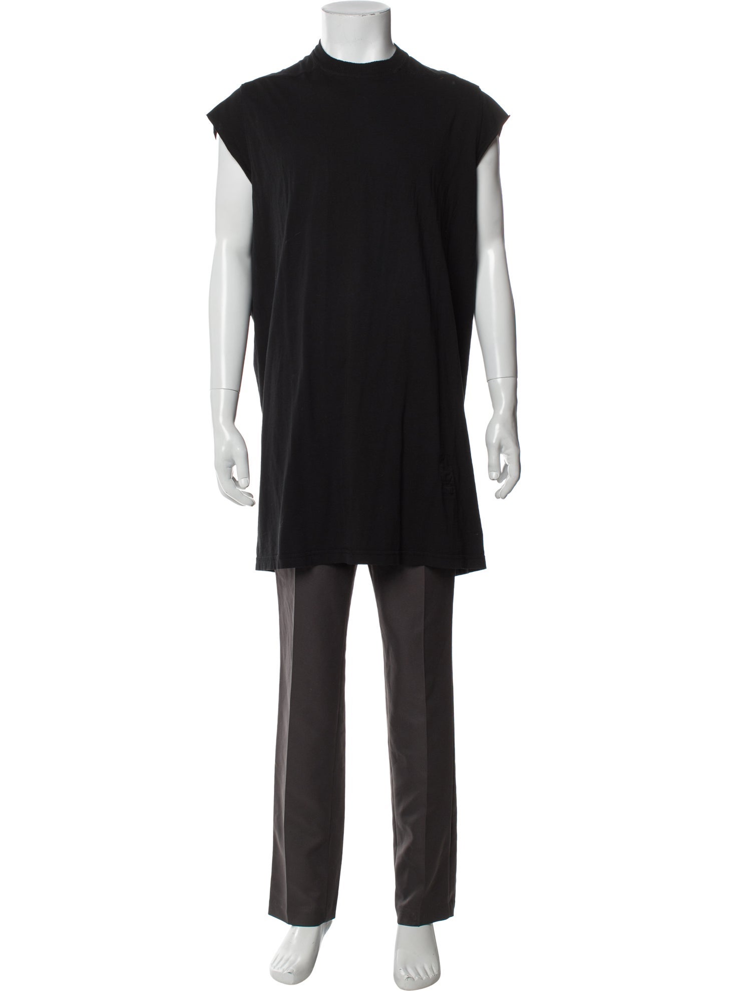 Rick Owens Drkshdw Mock Neck Short Sleeve T-Shirt