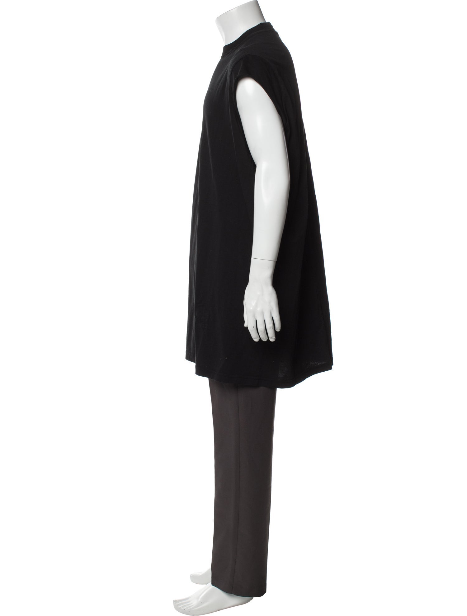 Rick Owens Drkshdw Mock Neck Short Sleeve T-Shirt