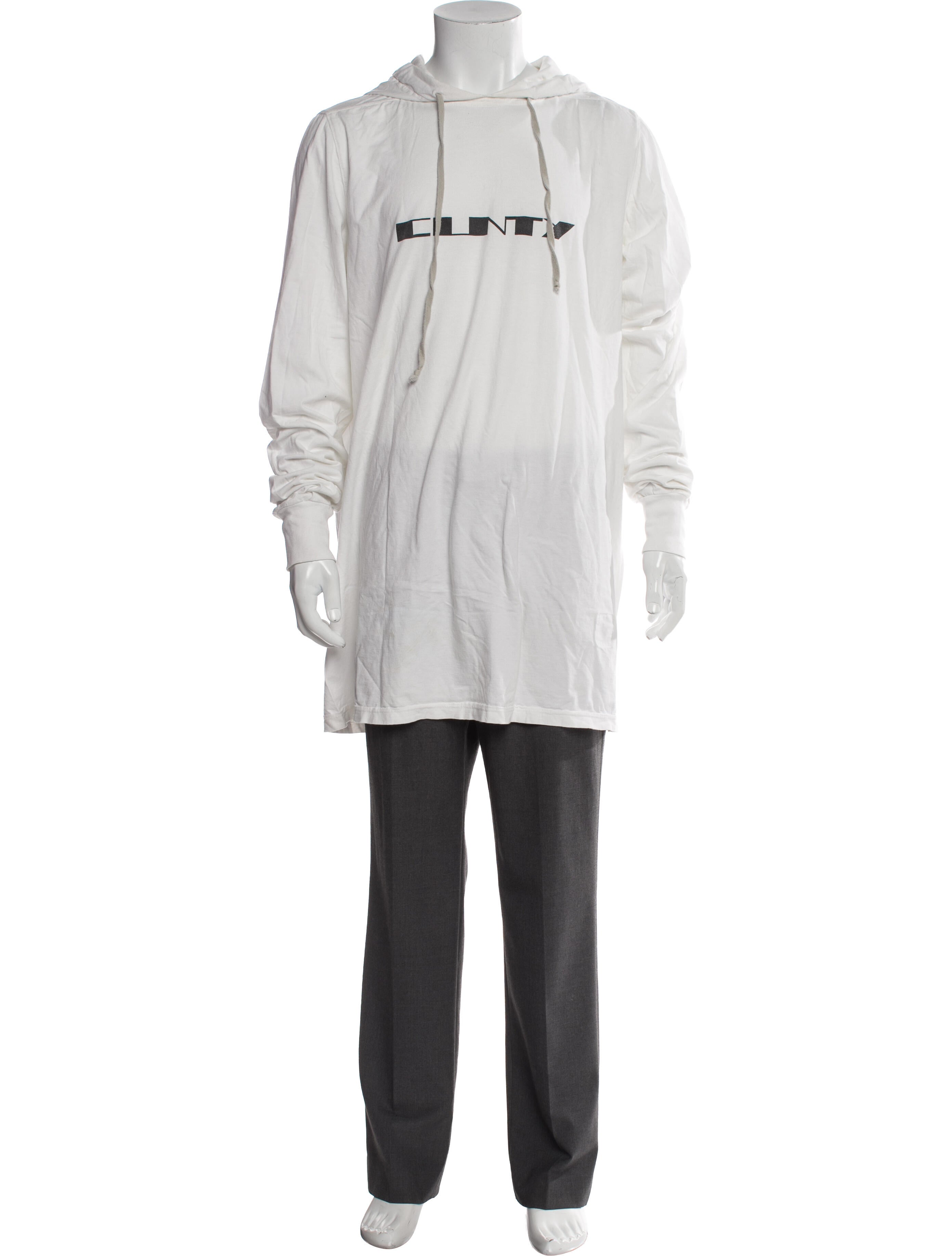Rick Owens Drkshdw Graphic Print Crew Neck Hoodie