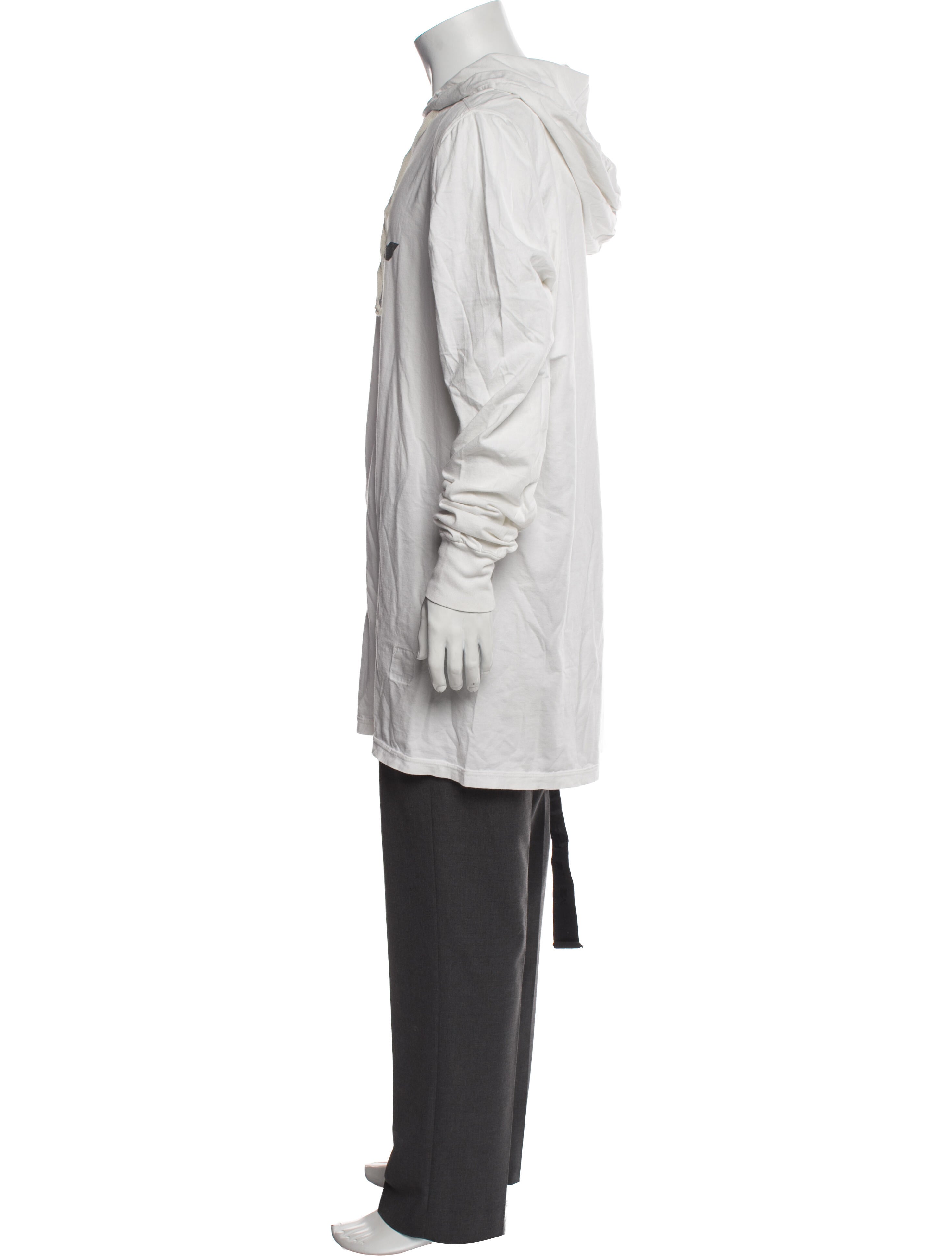 Rick Owens Drkshdw Graphic Print Crew Neck Hoodie