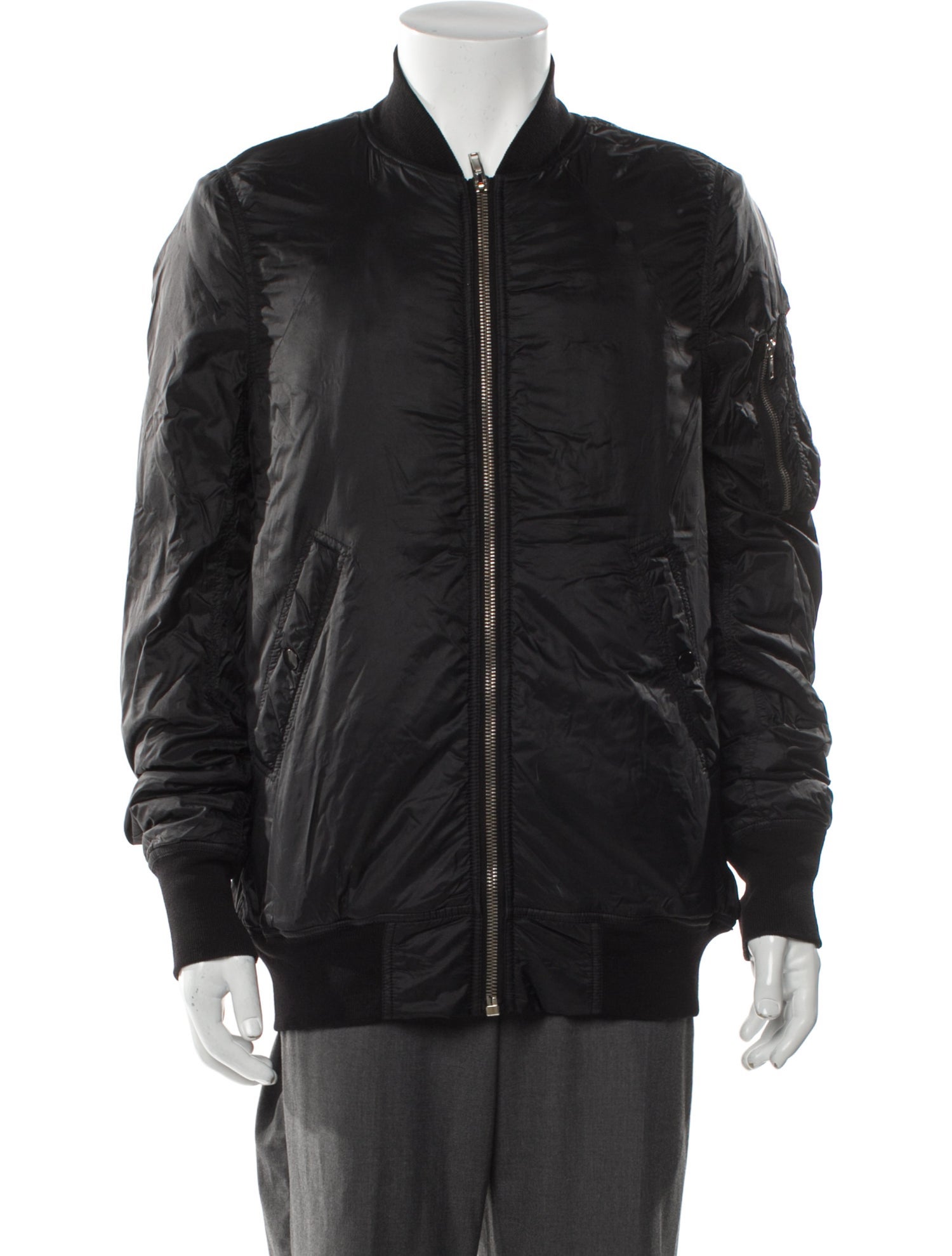 Rick Owens Drkshdw 2015 MA-1 Flight Bomber Jacket