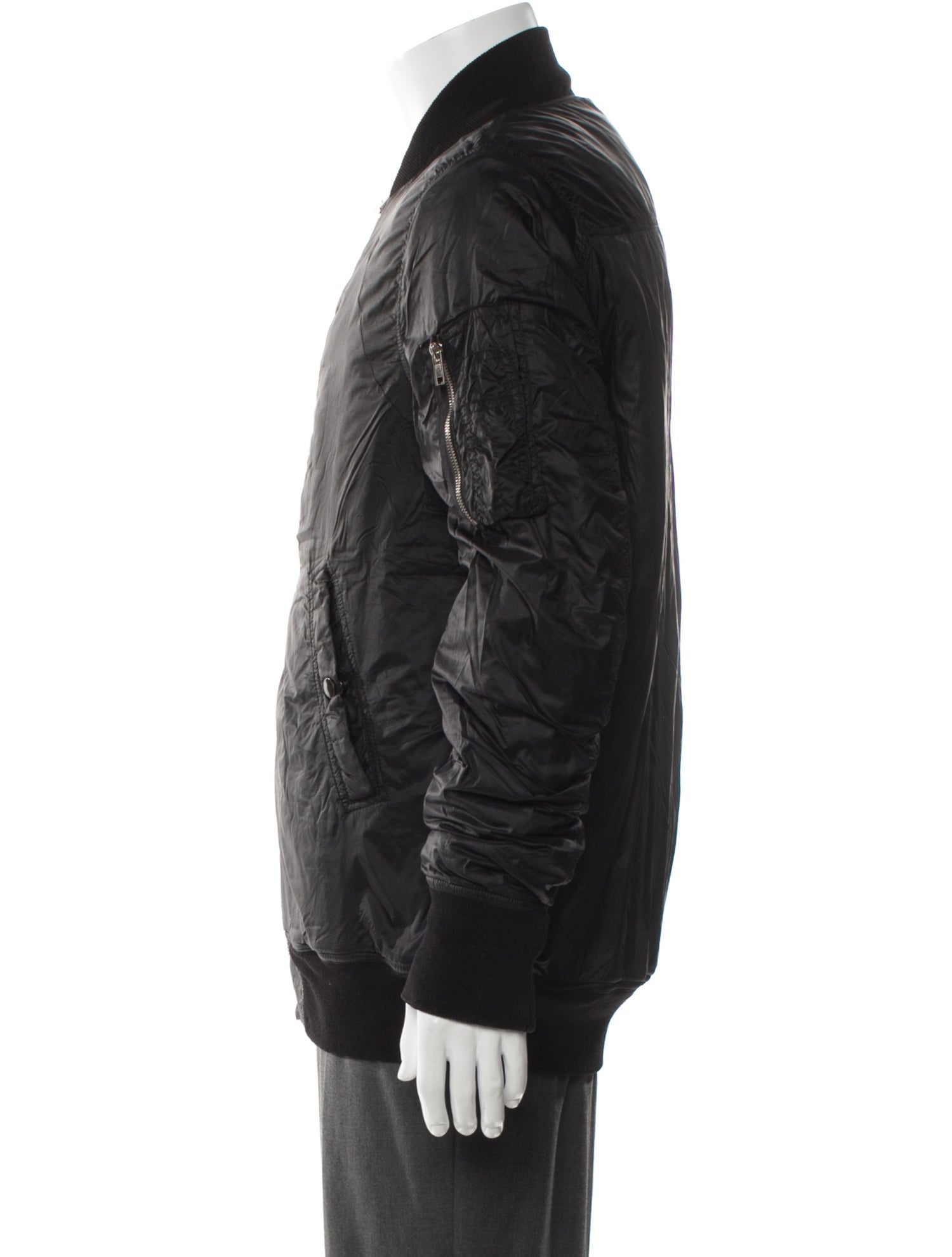 Rick Owens Drkshdw 2015 MA-1 Flight Bomber Jacket