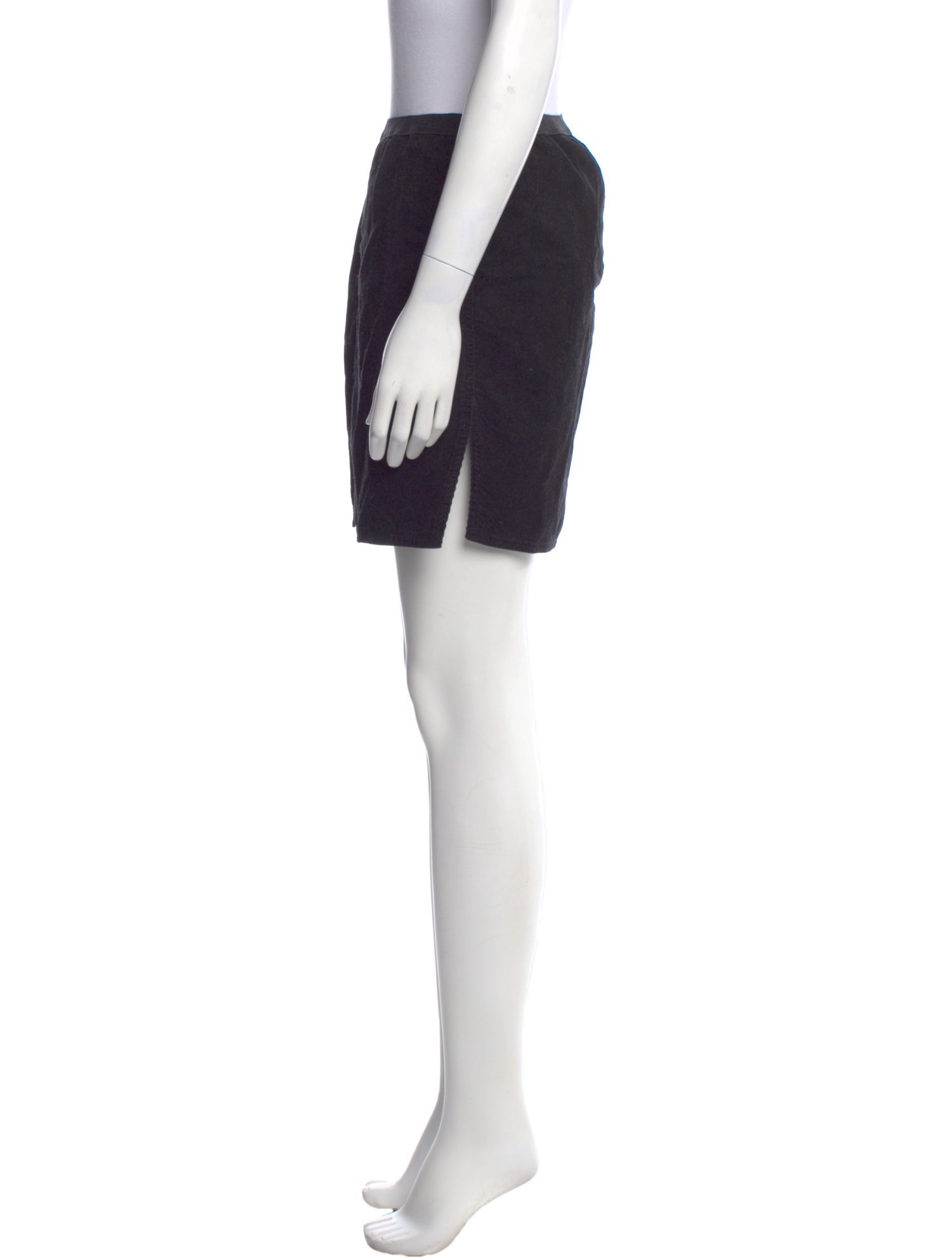 Rick Owens Drkshdw Raw-Edge Trim Mini Skirt