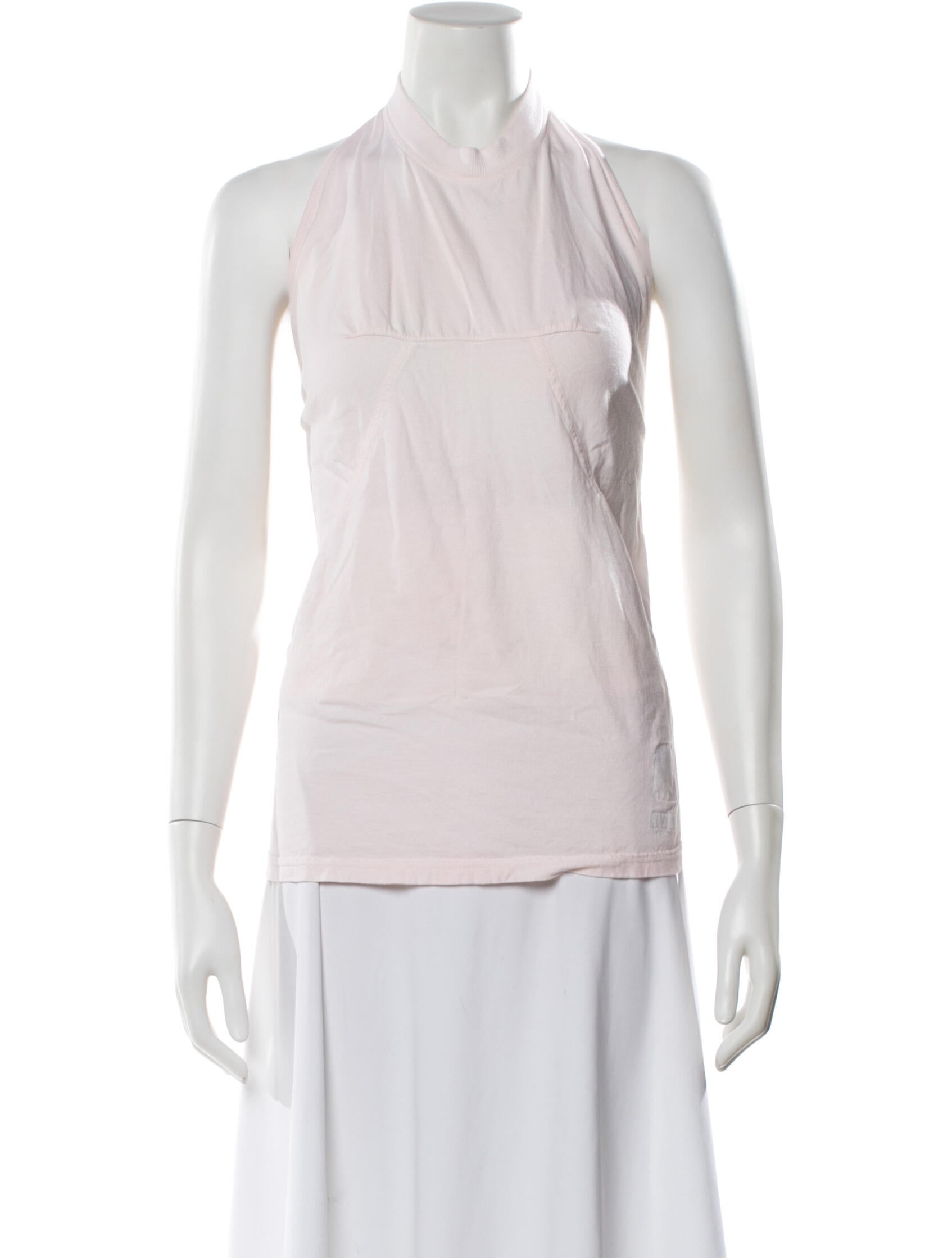 Rick Owens Drkshdw Halterneck Sleeveless Top