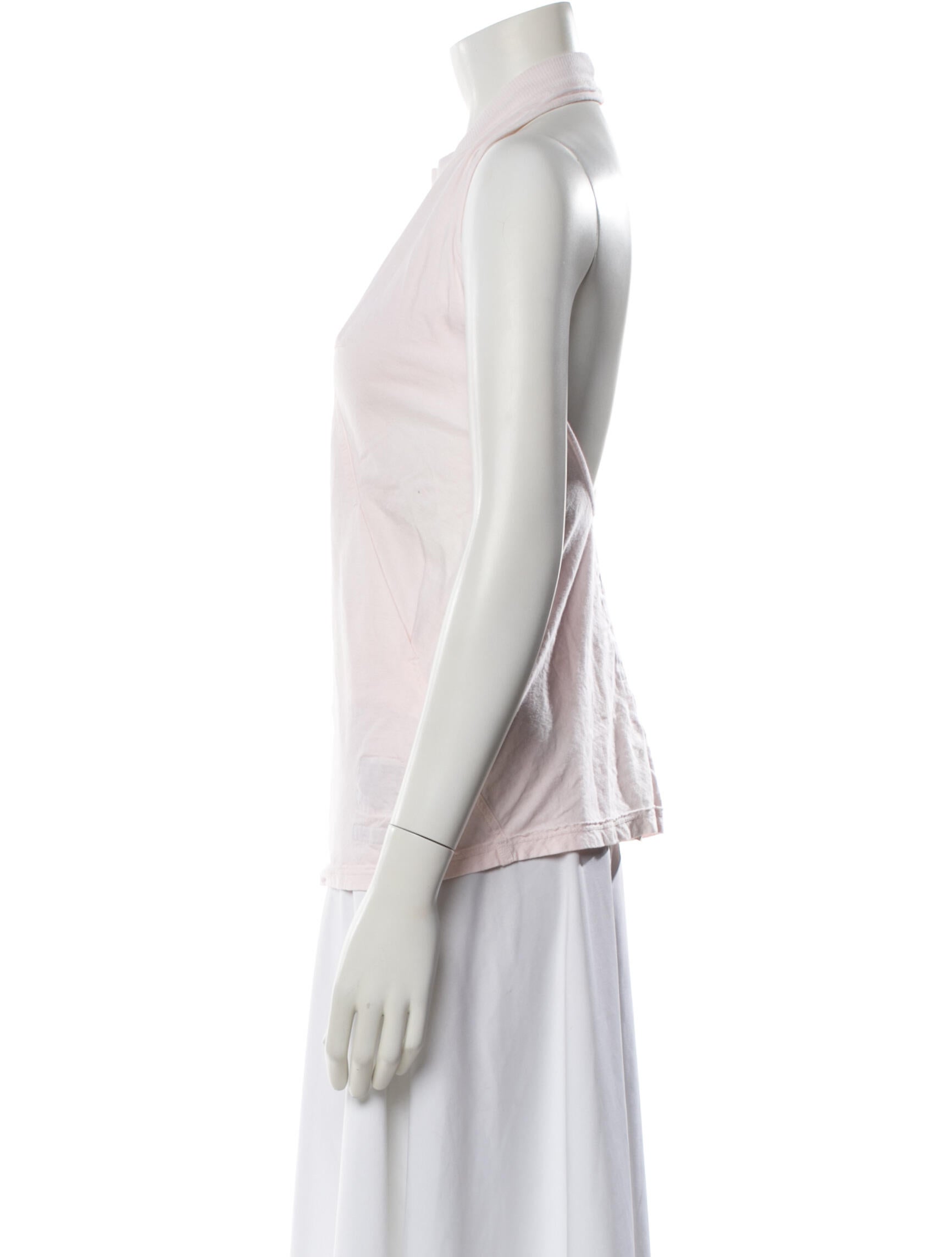 Rick Owens Drkshdw Halterneck Sleeveless Top