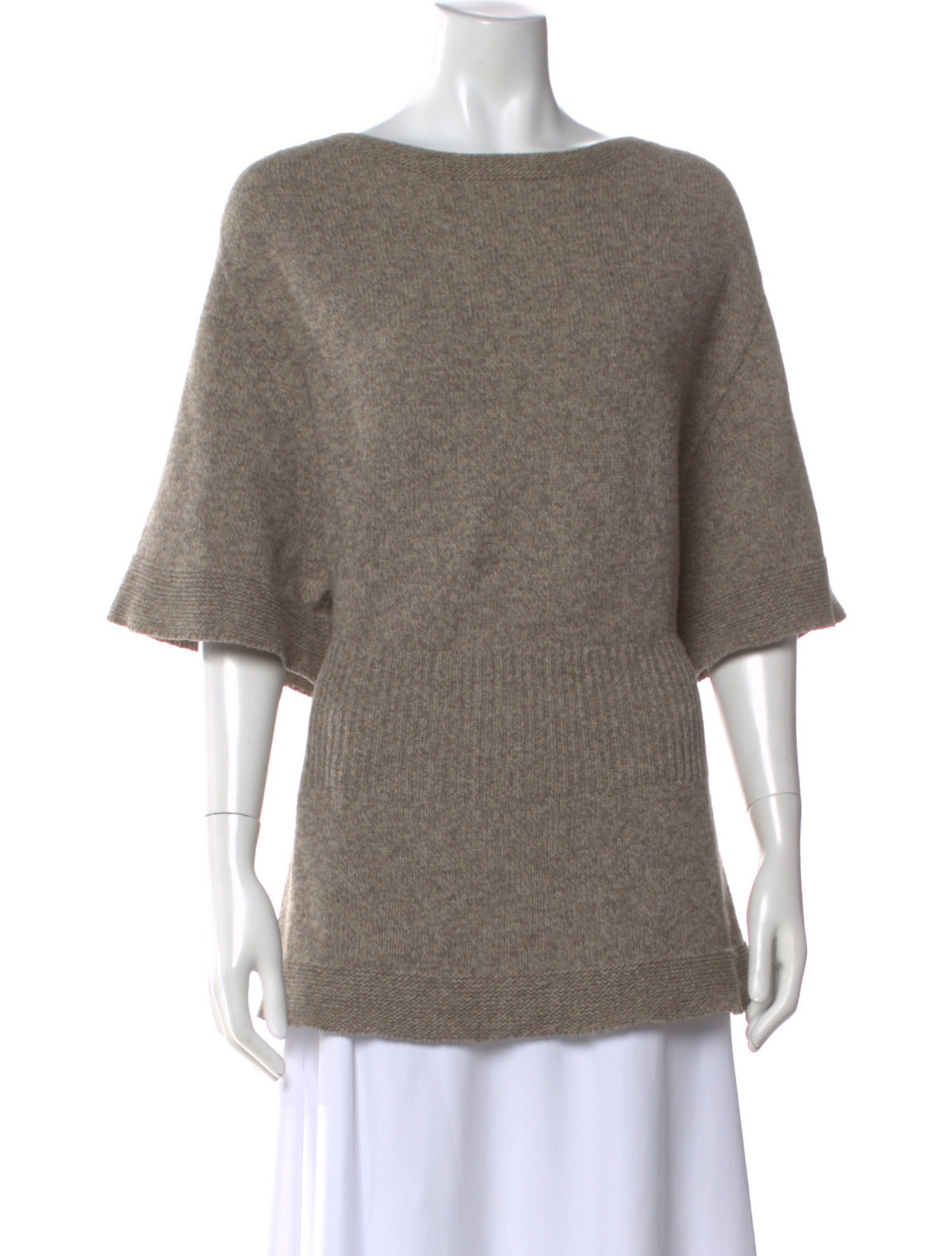 Rick Owens Drkshdw Merino Wool Bateau Neckline Sweater