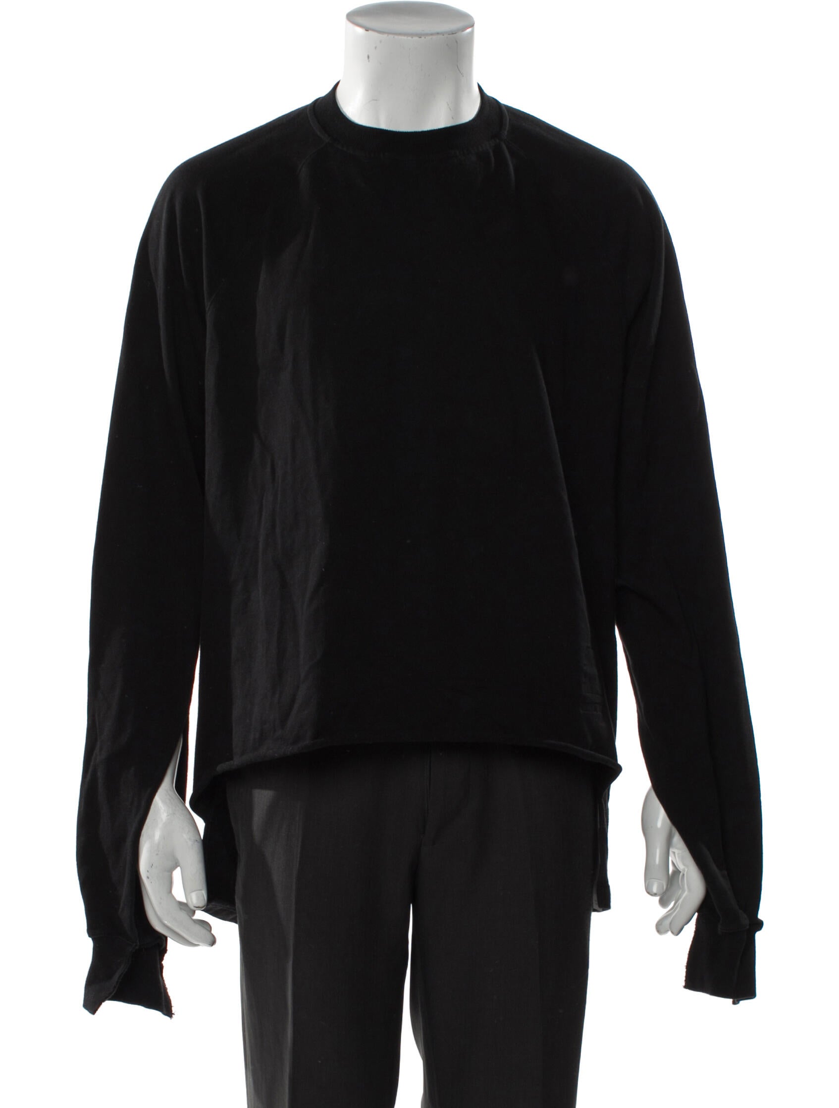 Rick Owens Drkshdw Crew Neck Long Sleeve Pullover