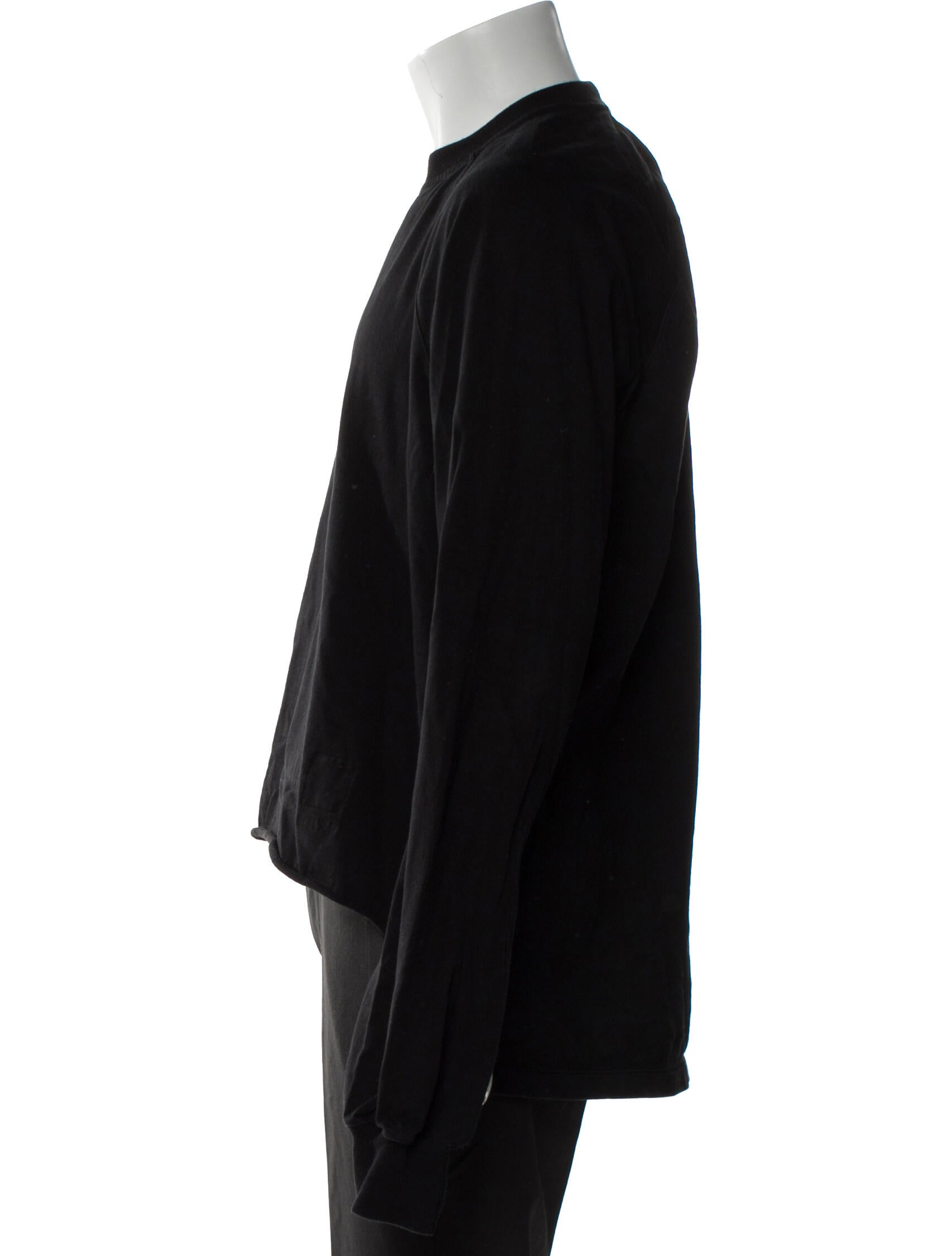 Rick Owens Drkshdw Crew Neck Long Sleeve Pullover