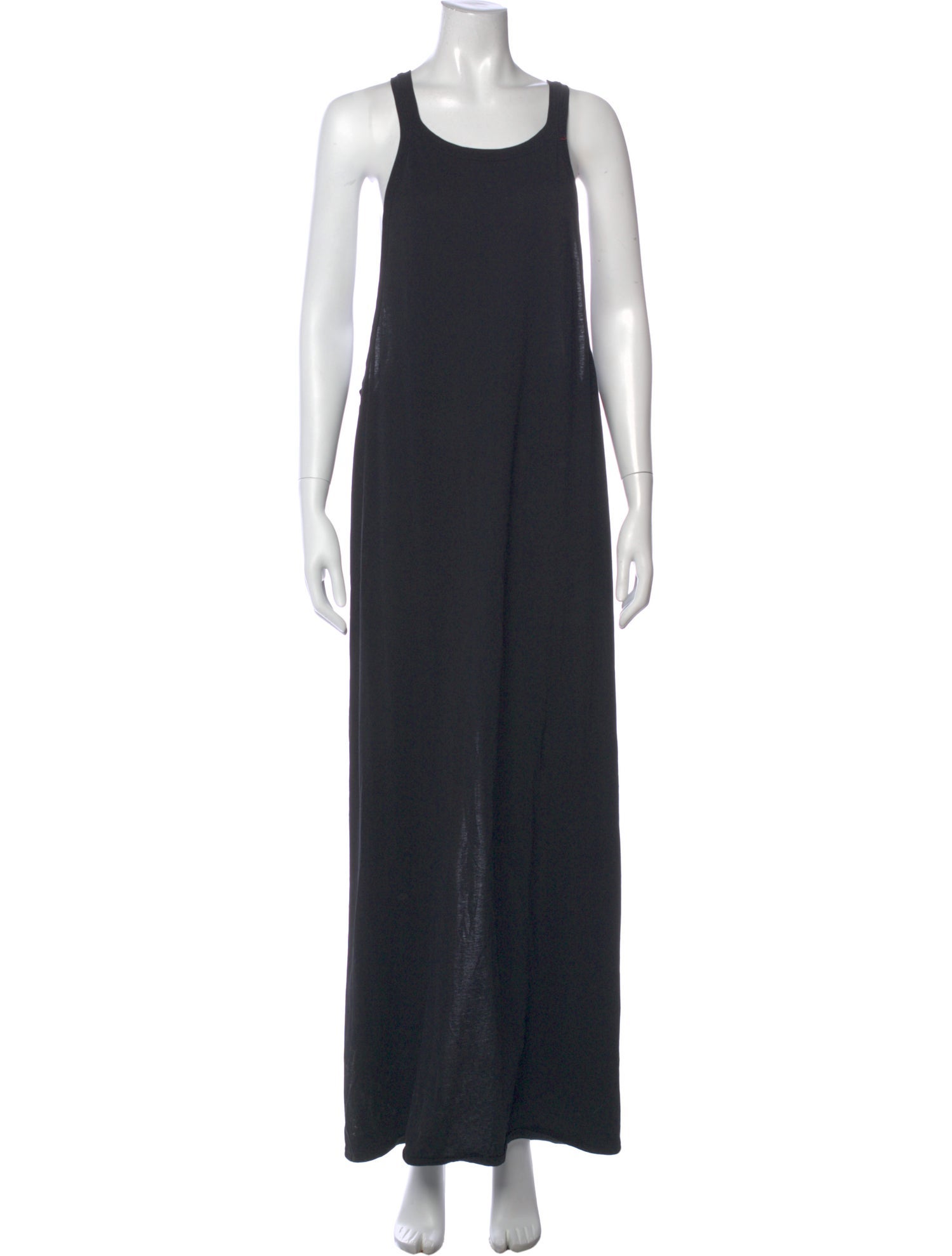 Rick Owens Drkshdw Scoop Neck Long Dress
