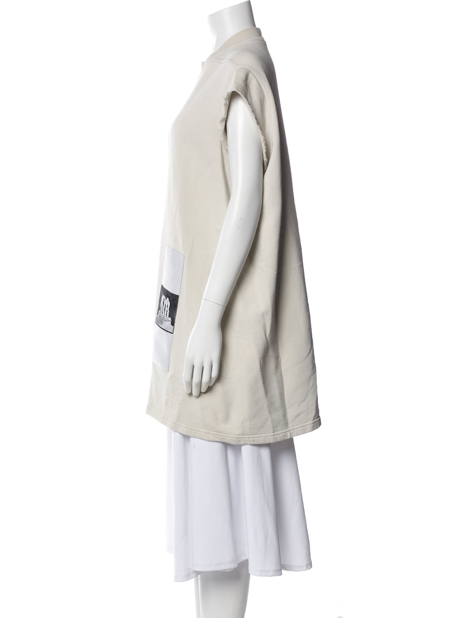 Rick Owens Drkshdw Graphic Print Crew Neck T-Shirt