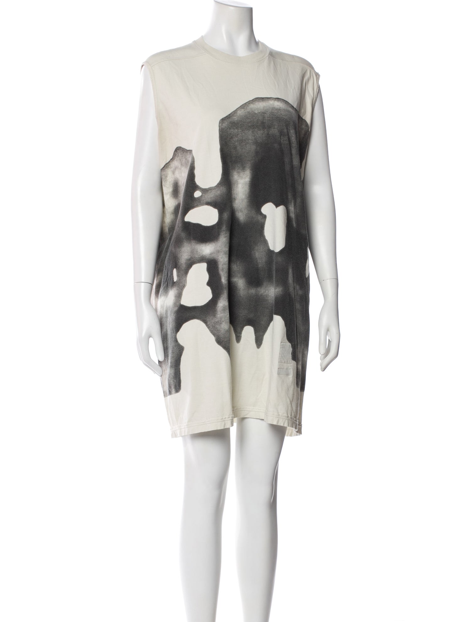 Rick Owens Drkshdw Printed Mini Dress