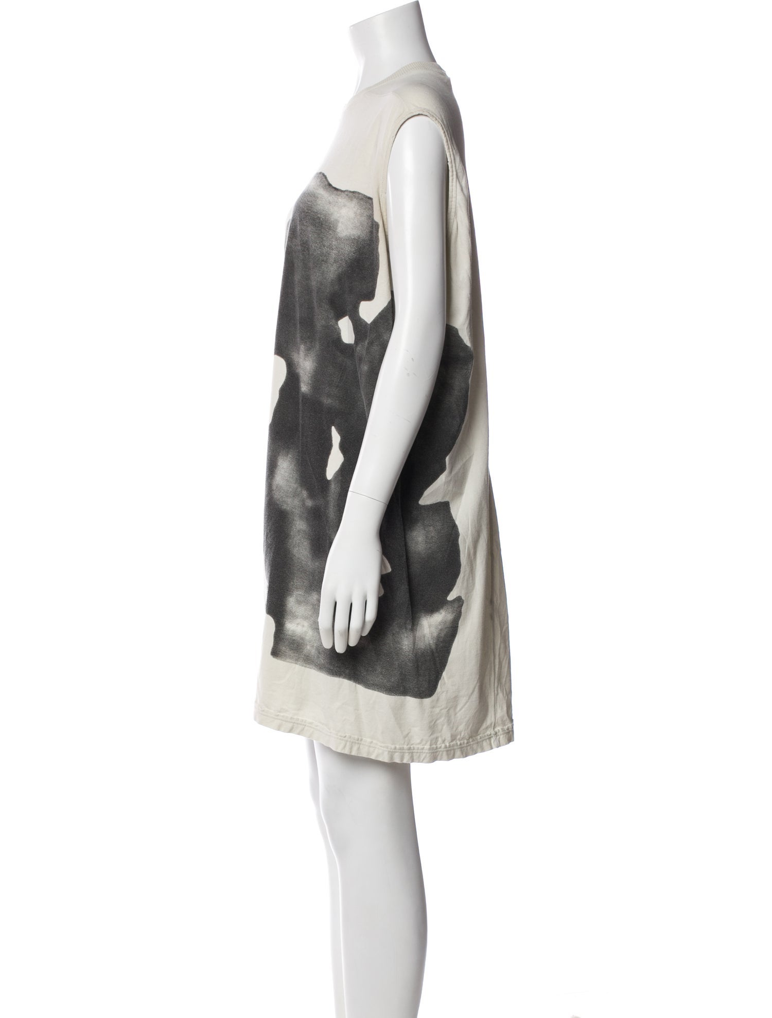 Rick Owens Drkshdw Printed Mini Dress