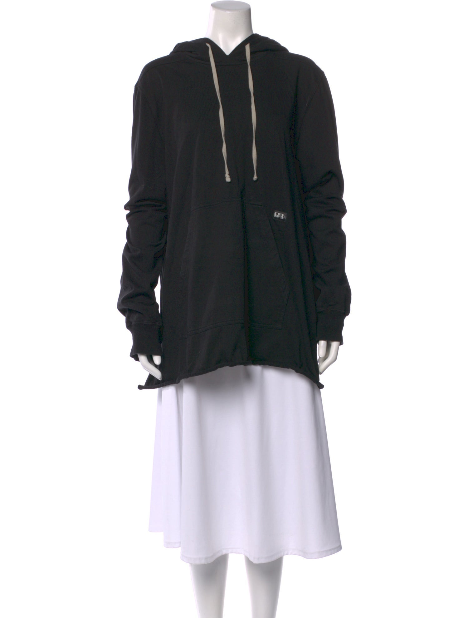 Rick Owens Drkshdw Crew Neck Long Sleeve Hoodie