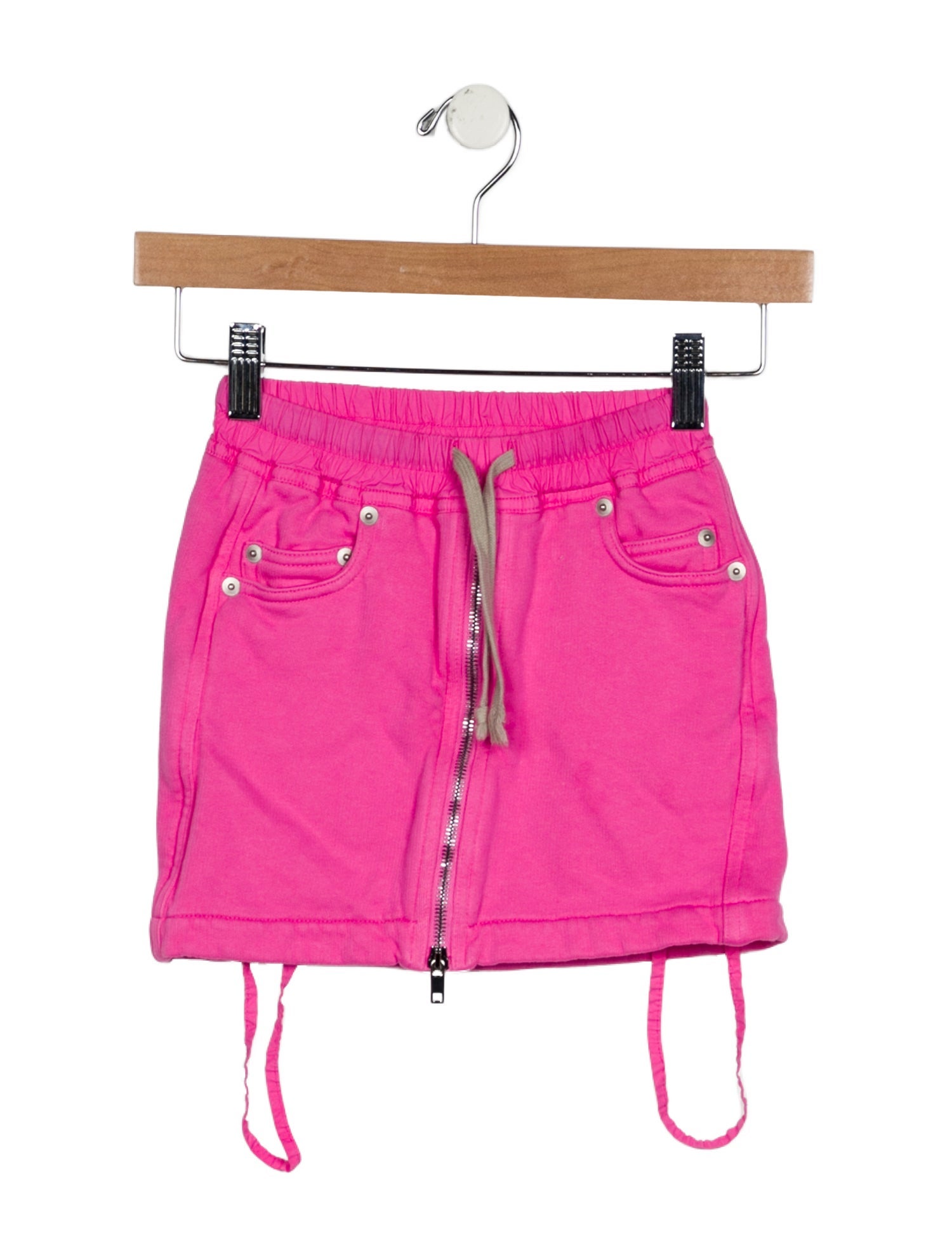 Rick Owens Drkshdw Toddler Girls Zip Closure Skirt